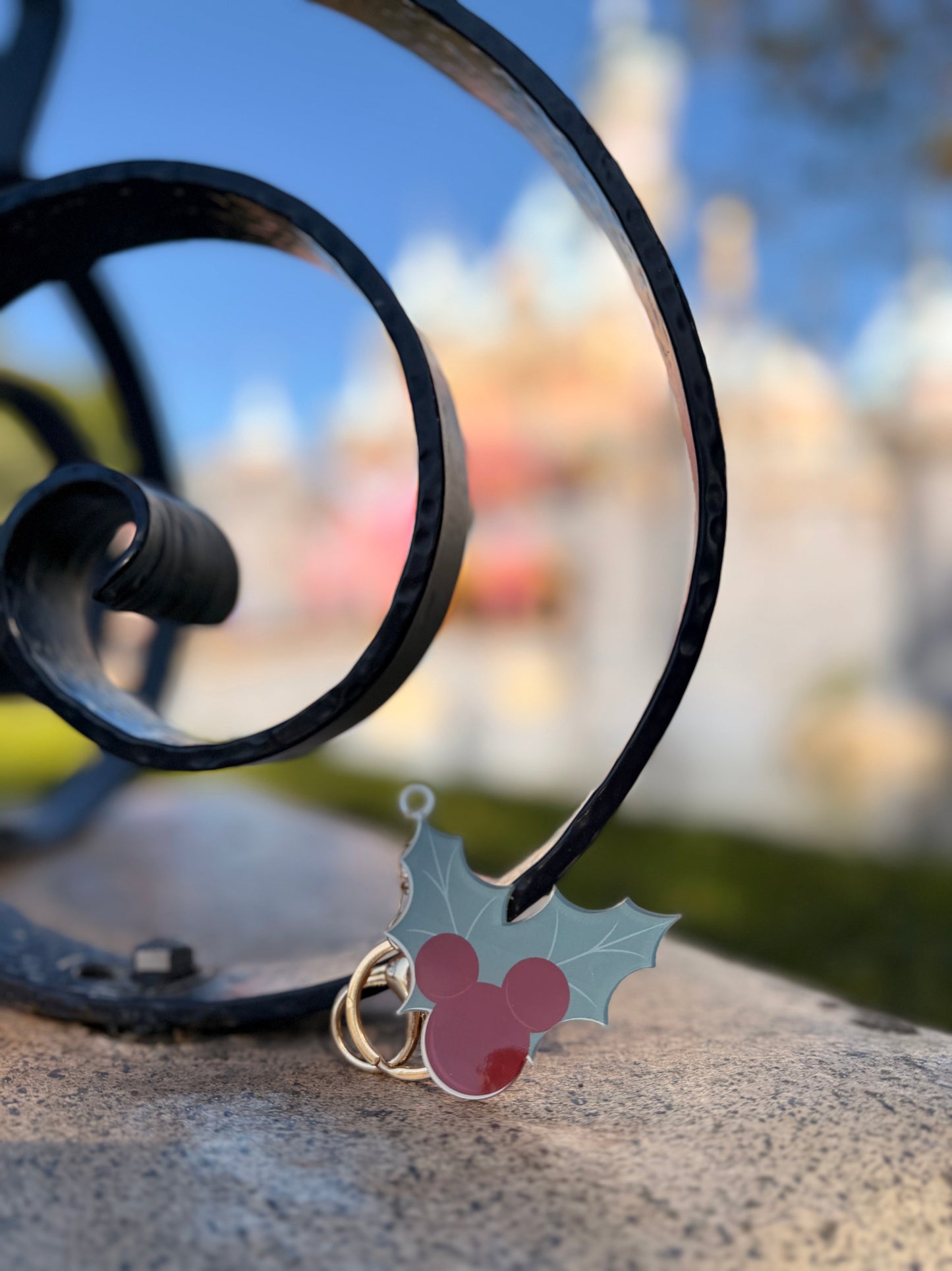 Holly Jolly Mouse Bag Tag