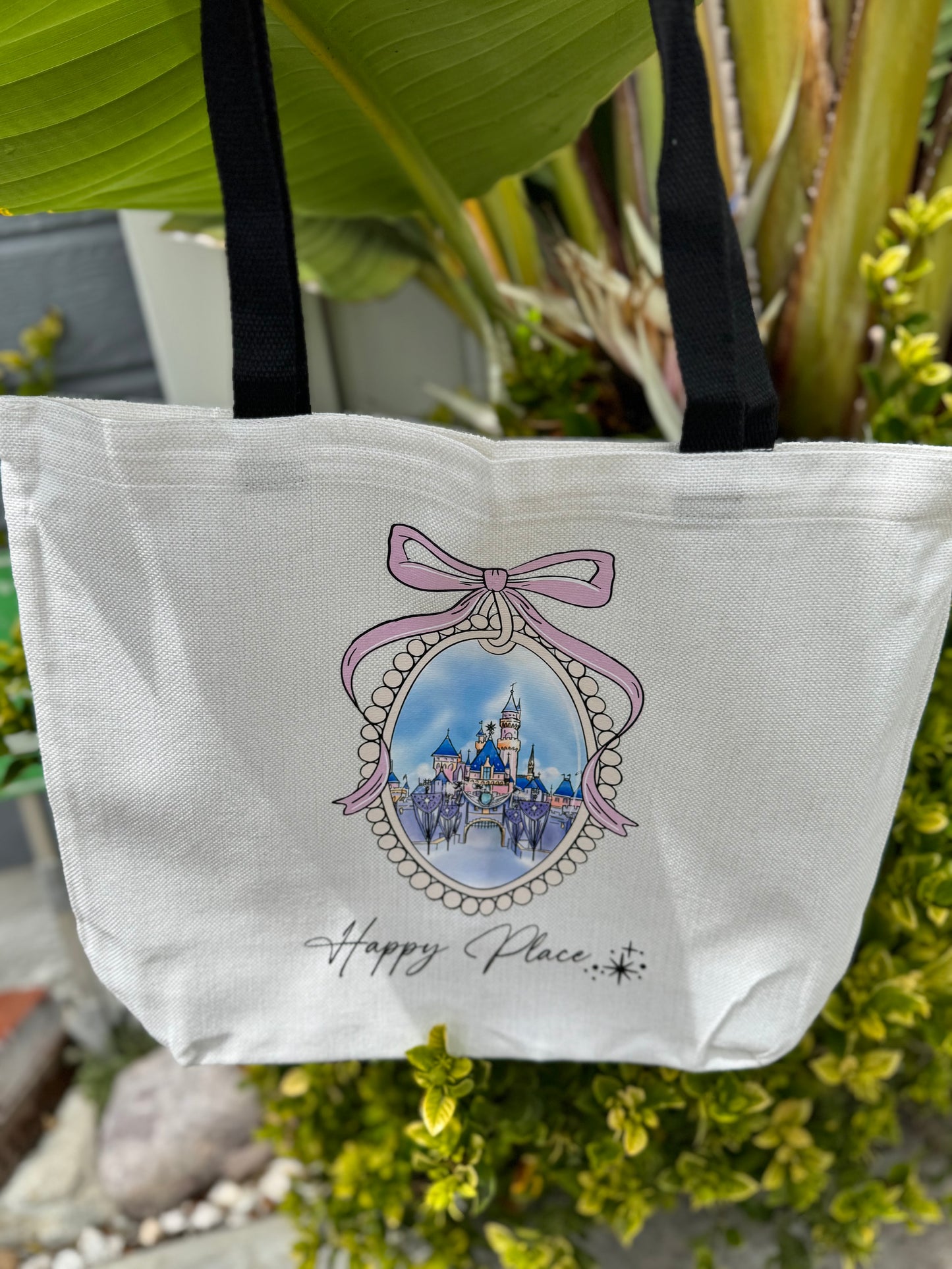 Happy Place Tote Bags