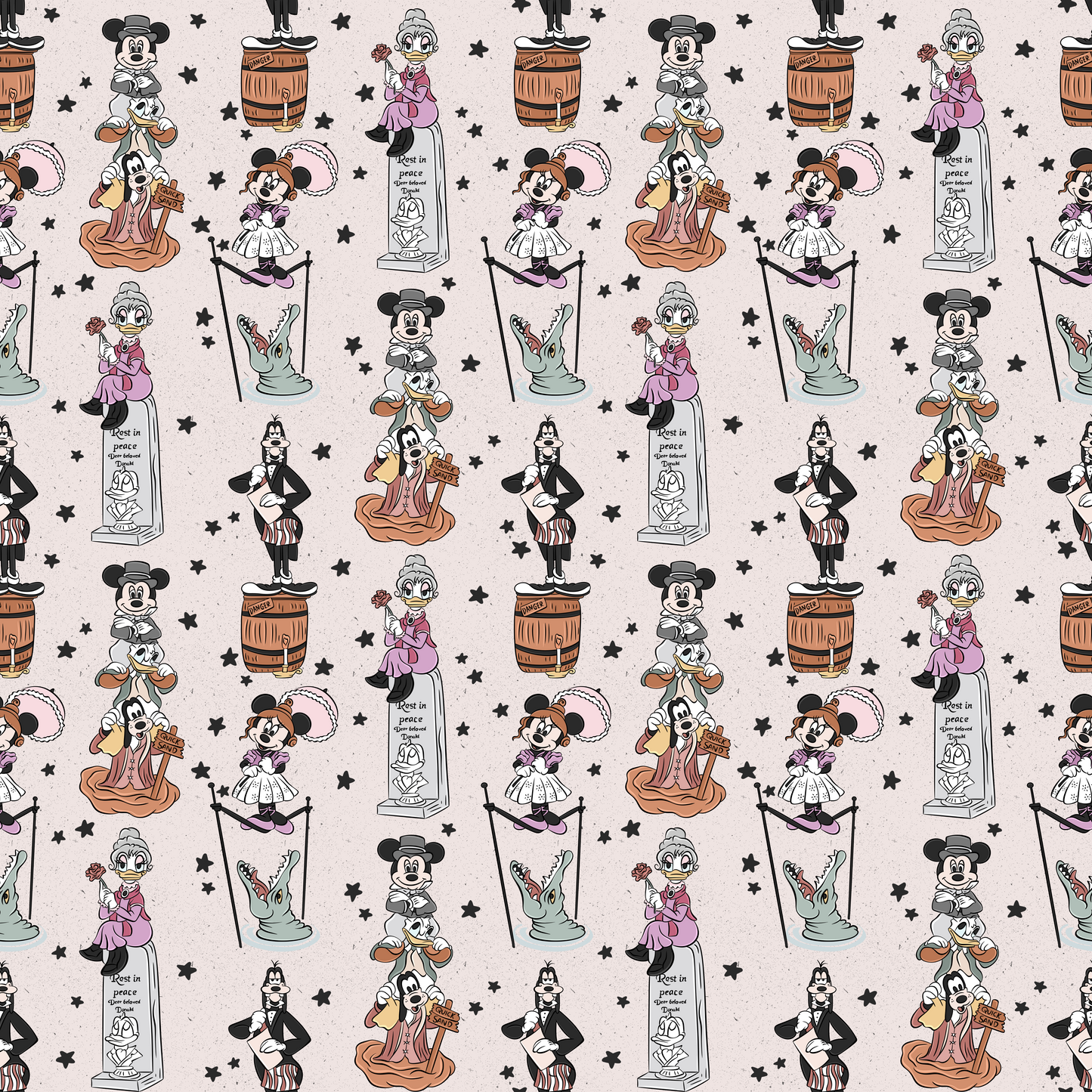 Fab 5 Haunted Mansion Blanket