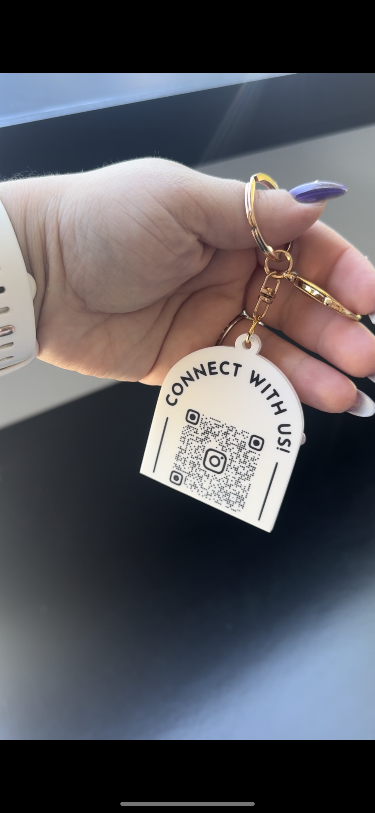 Custom QR Code Bag Tag