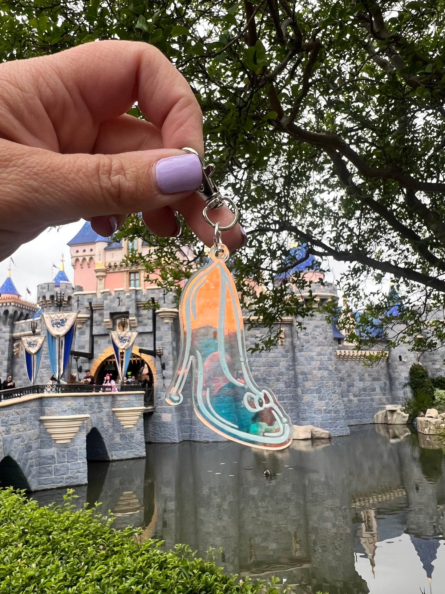 Glass Slipper Keychain