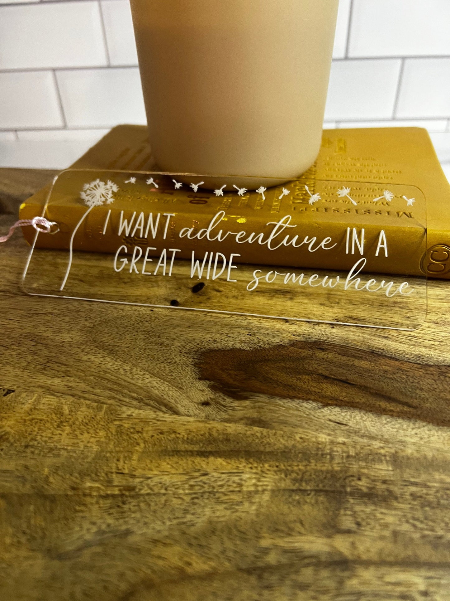 Great Adventure Acrylic Bookmarks