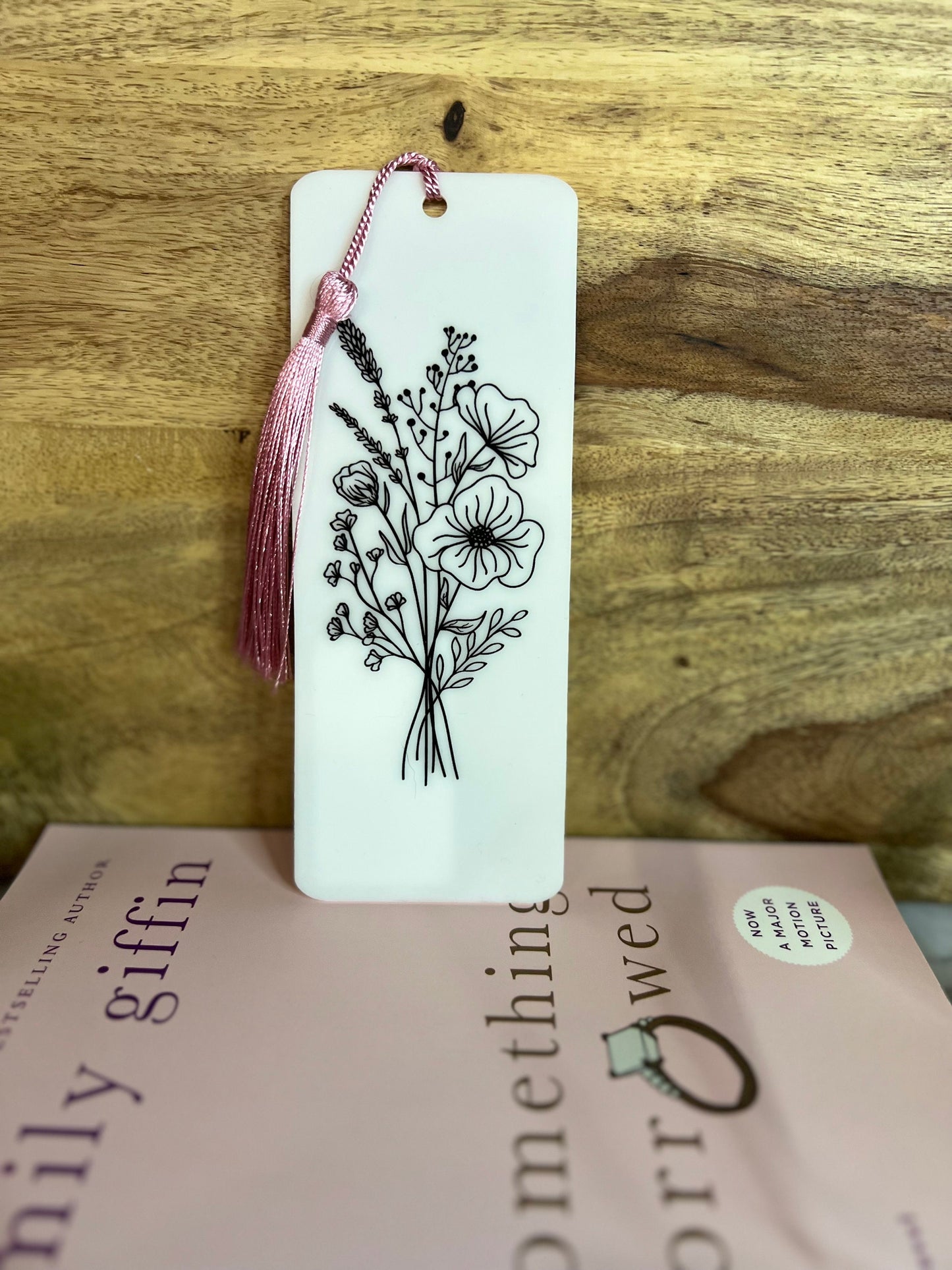 Flower Bouquet Acrylic Bookmarks