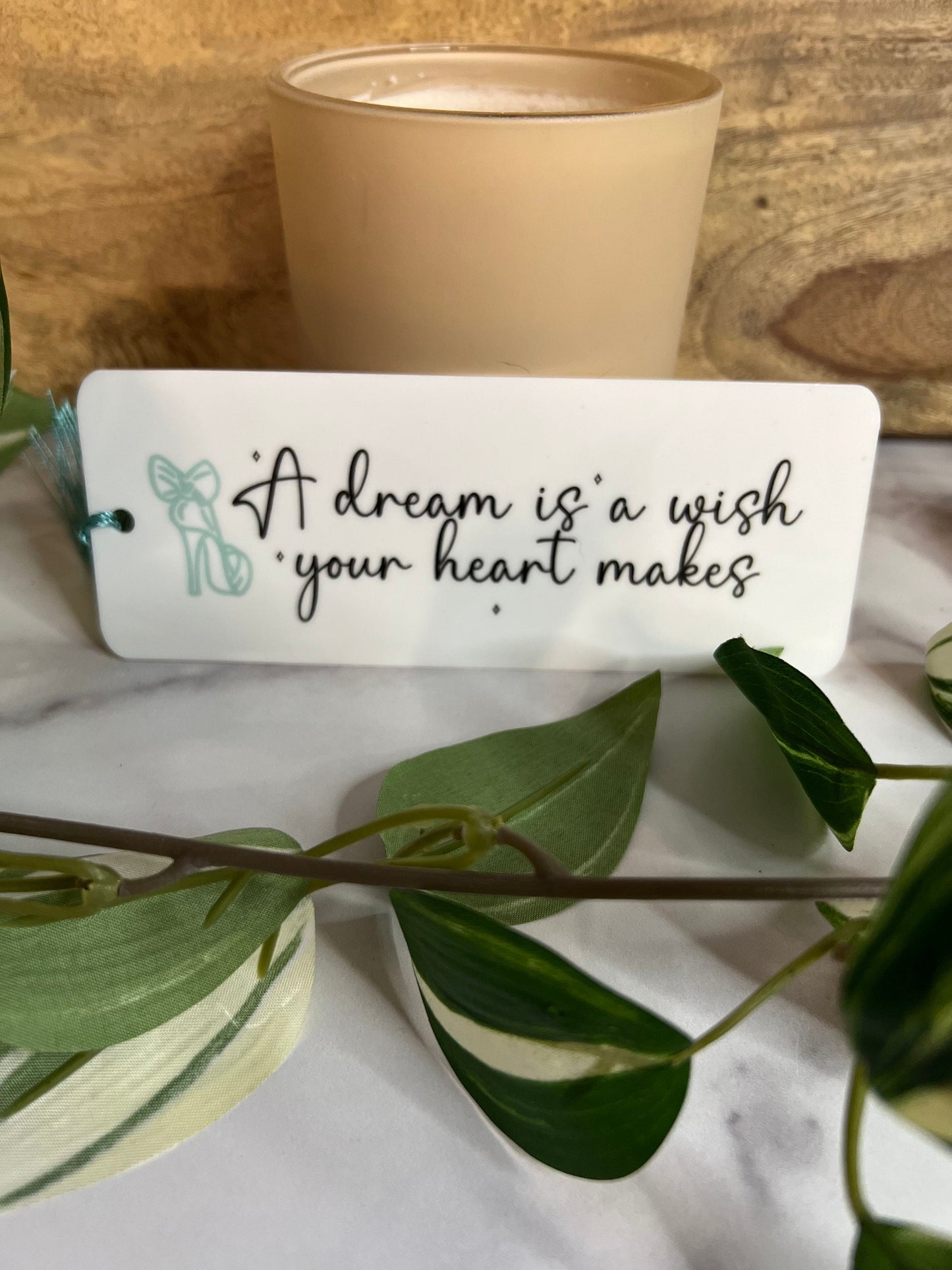 A Dream is A Wish Acrylic Bookmarks