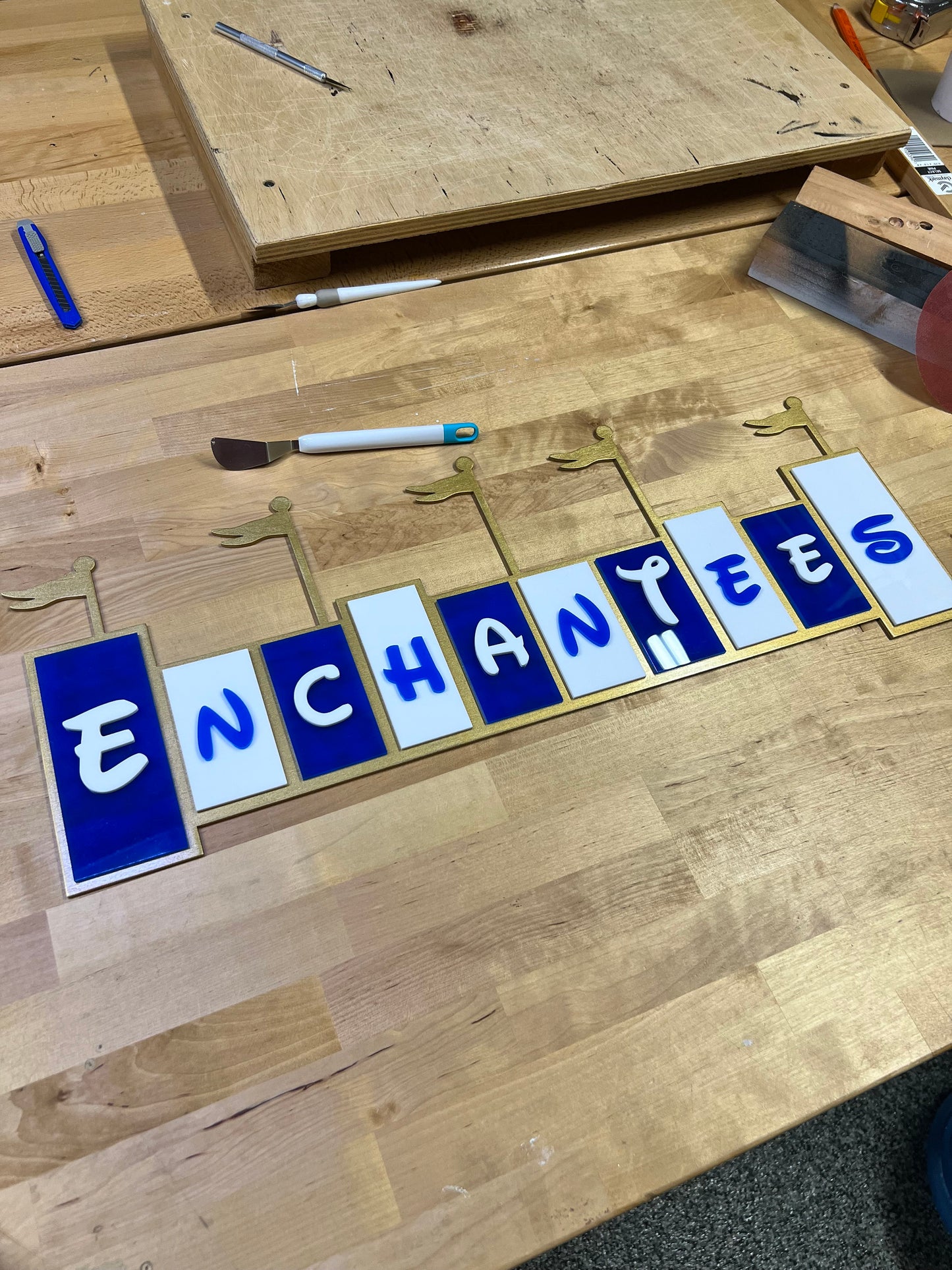 Custom Magic Flag Name Sign