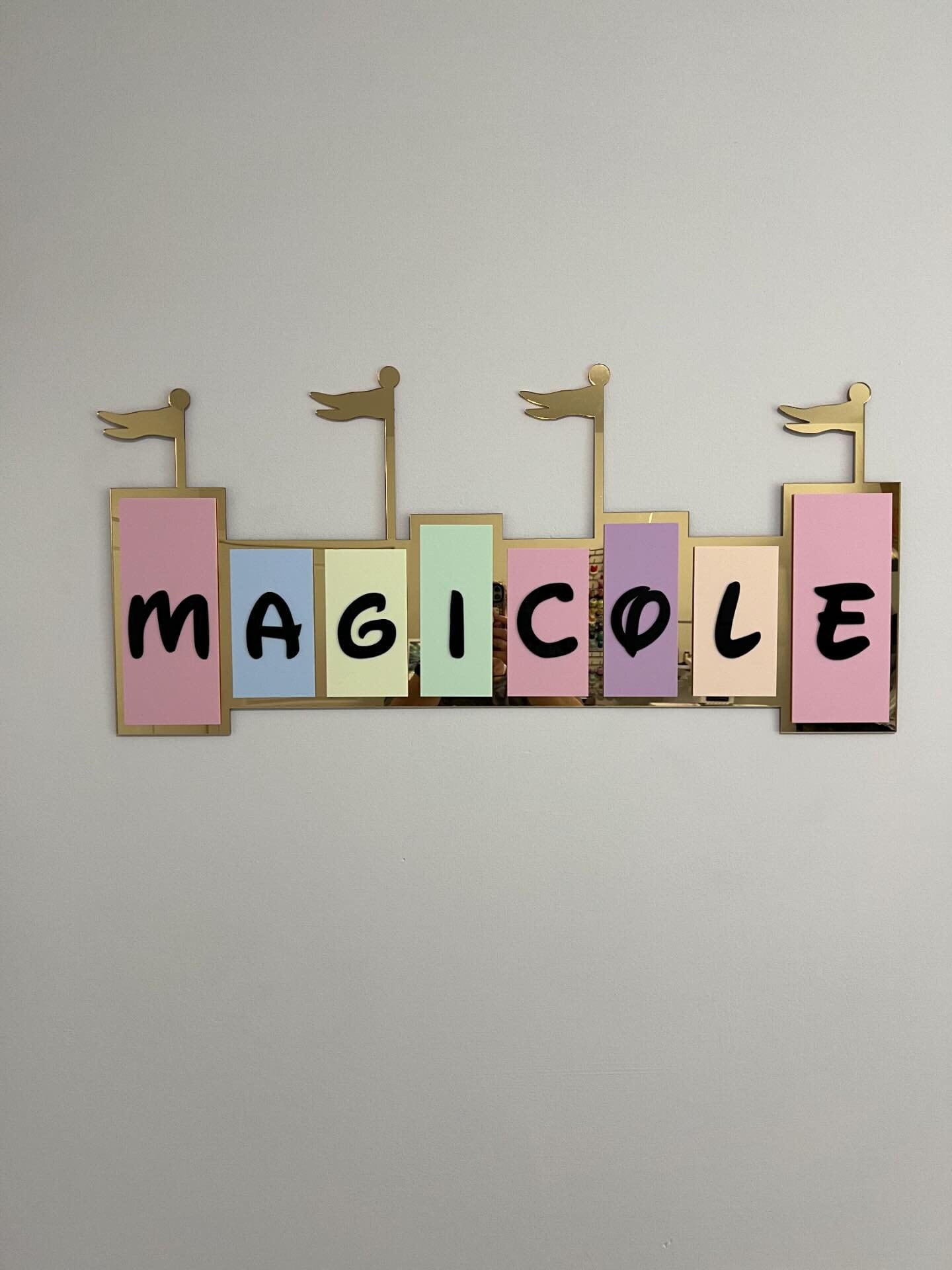 Custom Magic Flag Name Sign