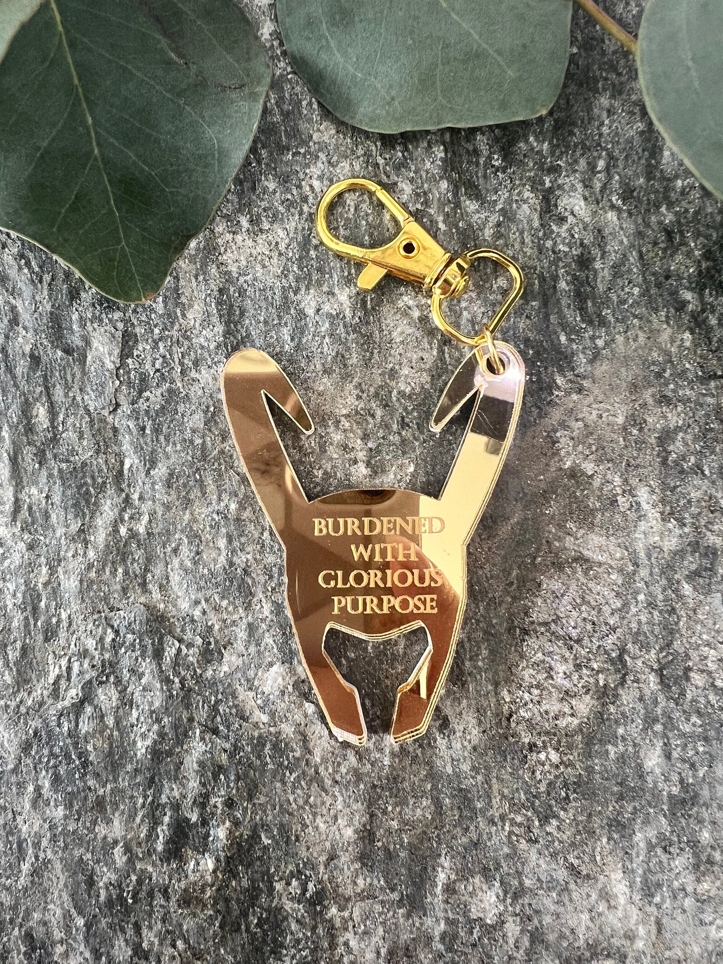 Custom Acrylic God of Mischief Keychain