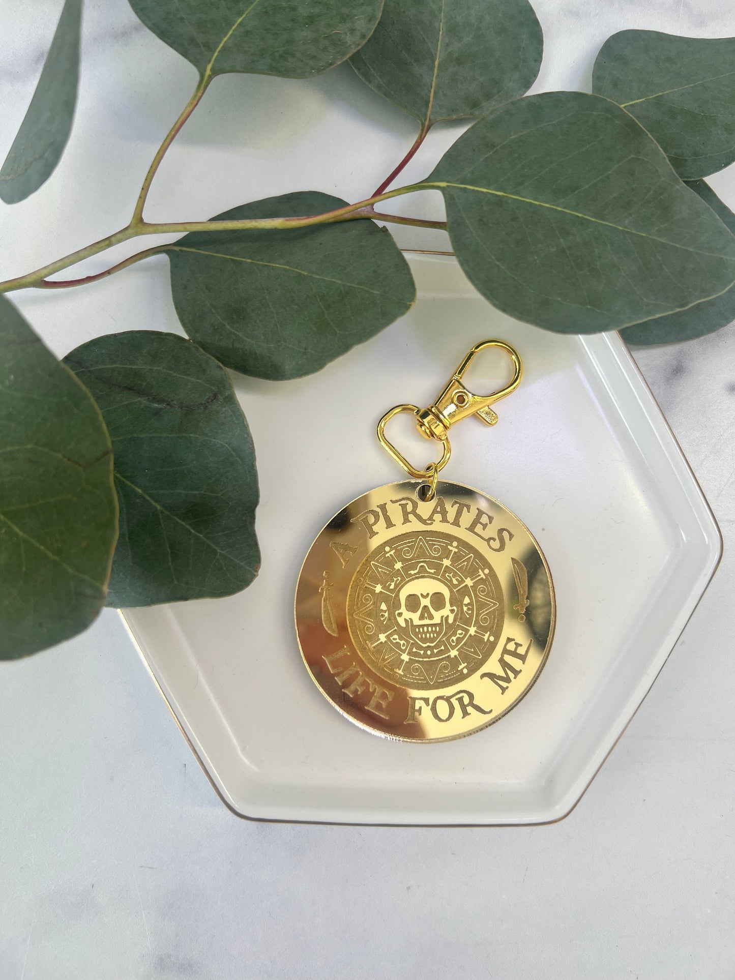 Custom Acrylic Pirate Keychain