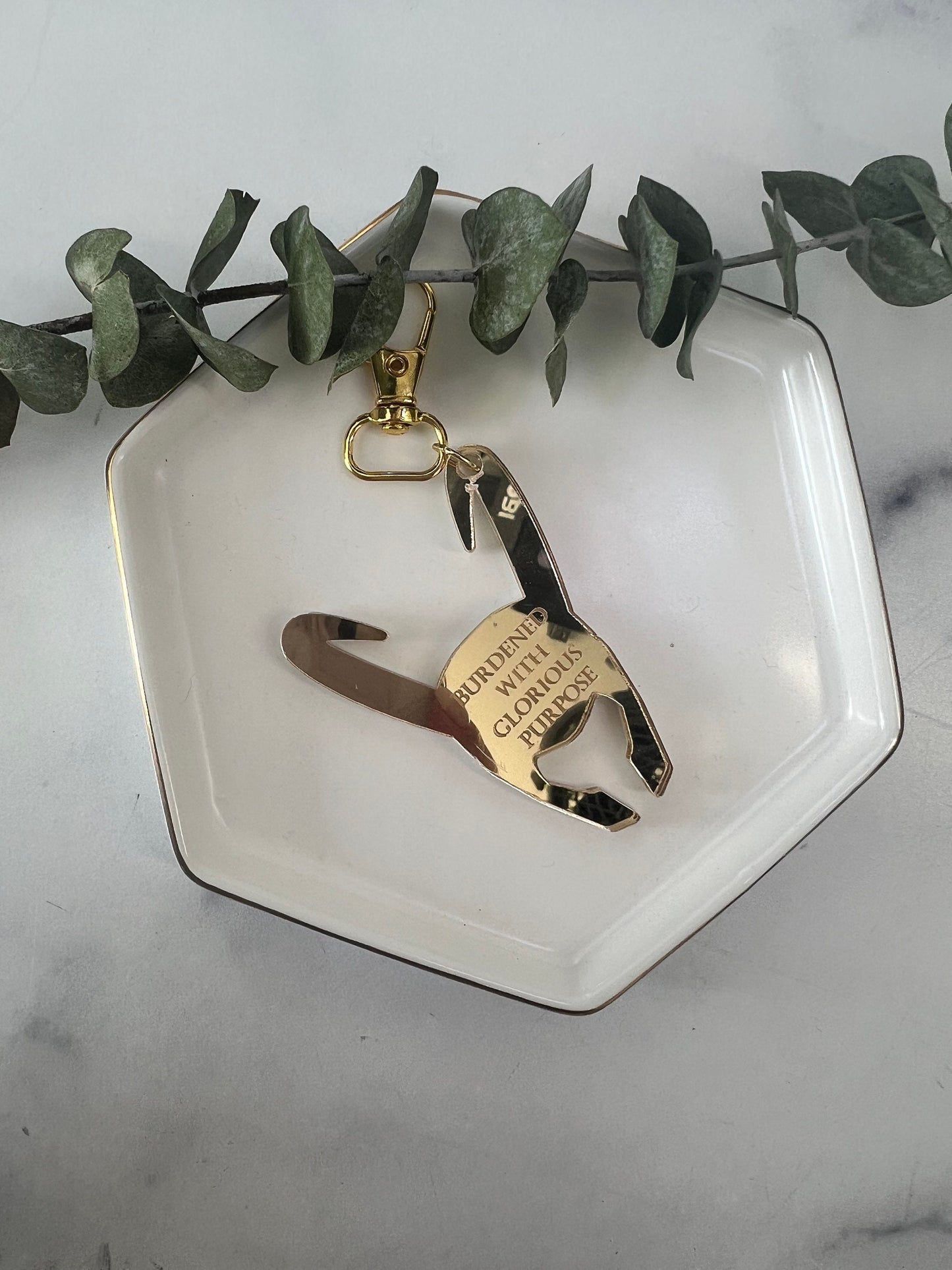 Custom Acrylic God of Mischief Keychain