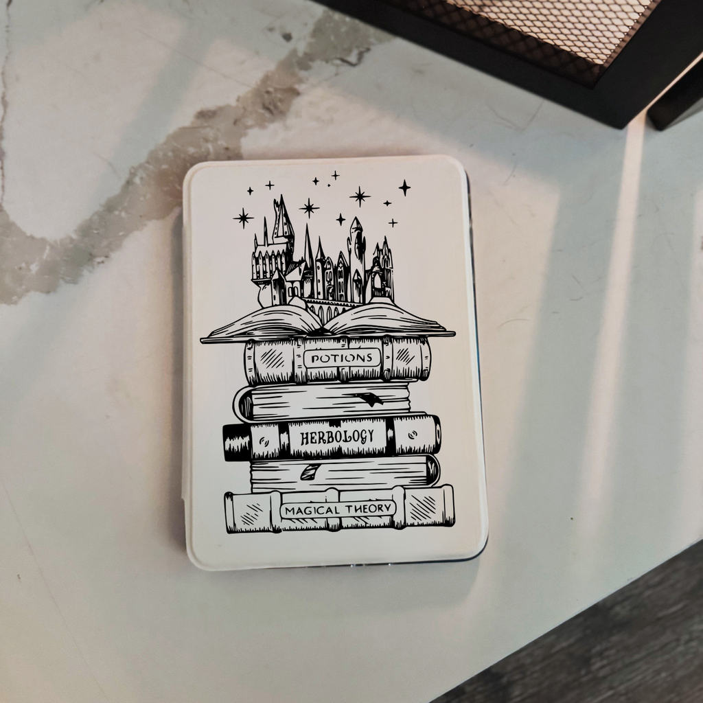 Wizard Book Stack Kindle Case