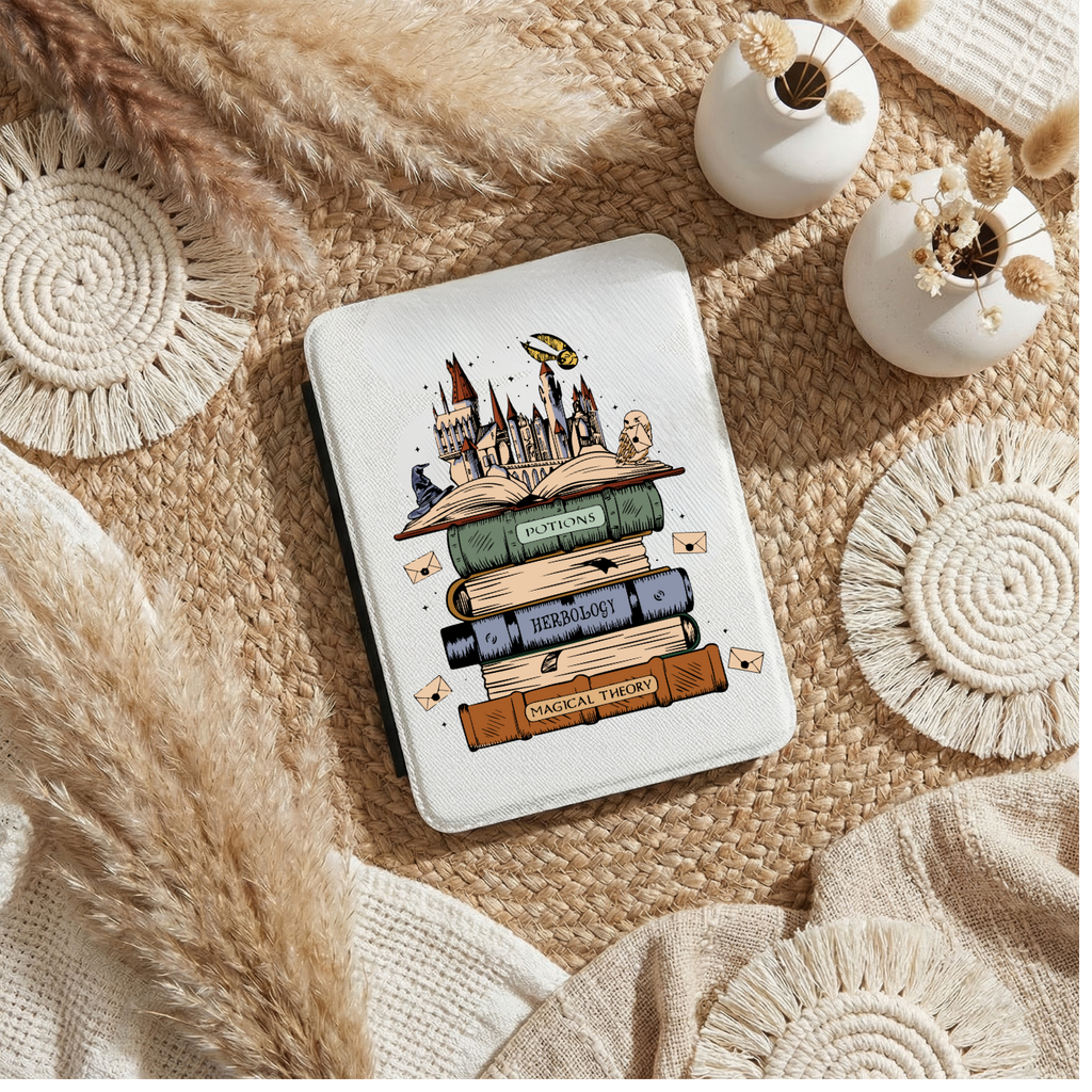 Wizard Book Stack Kindle Case
