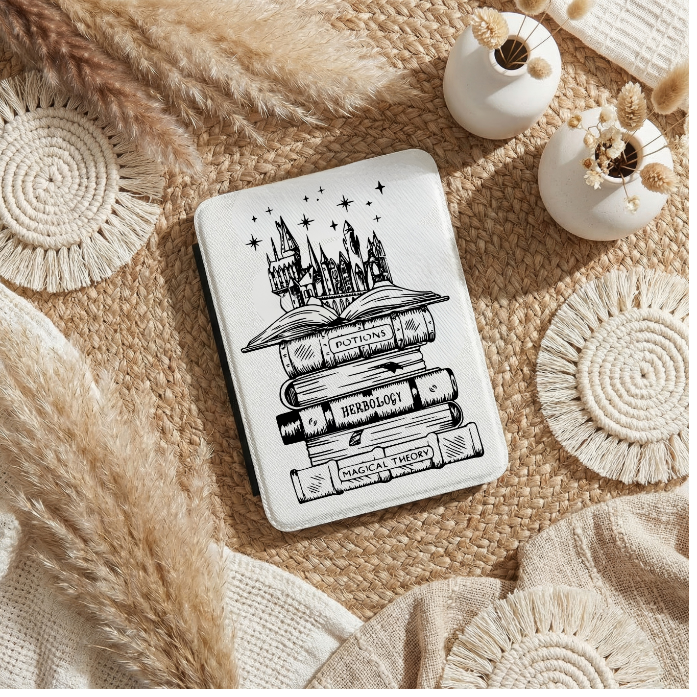 Wizard Book Stack Kindle Case