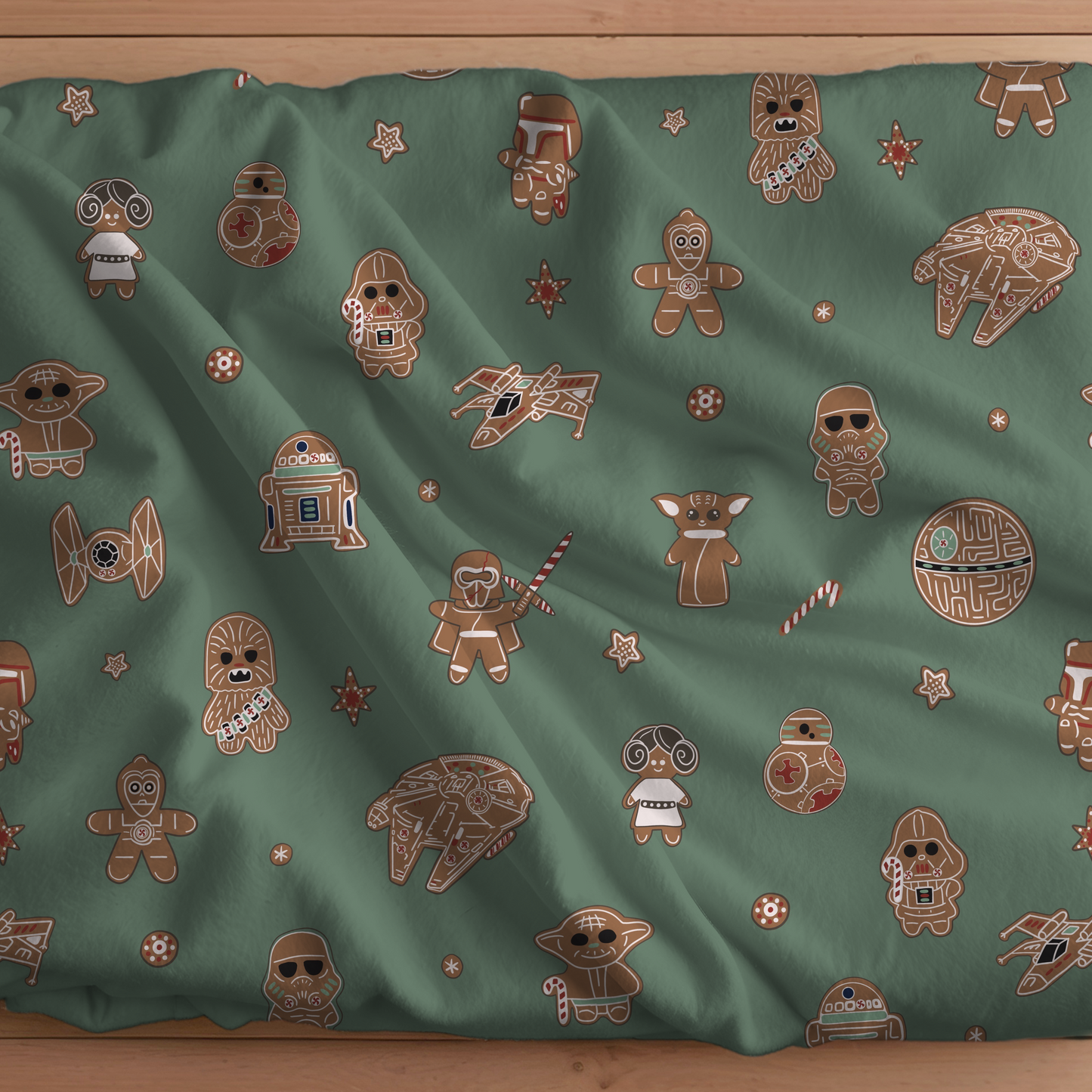 Galaxy Gingerbread Christmas Blanket PRE-ORDER