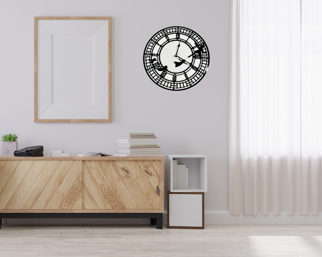 "Second Star to the Right" Wall Clock