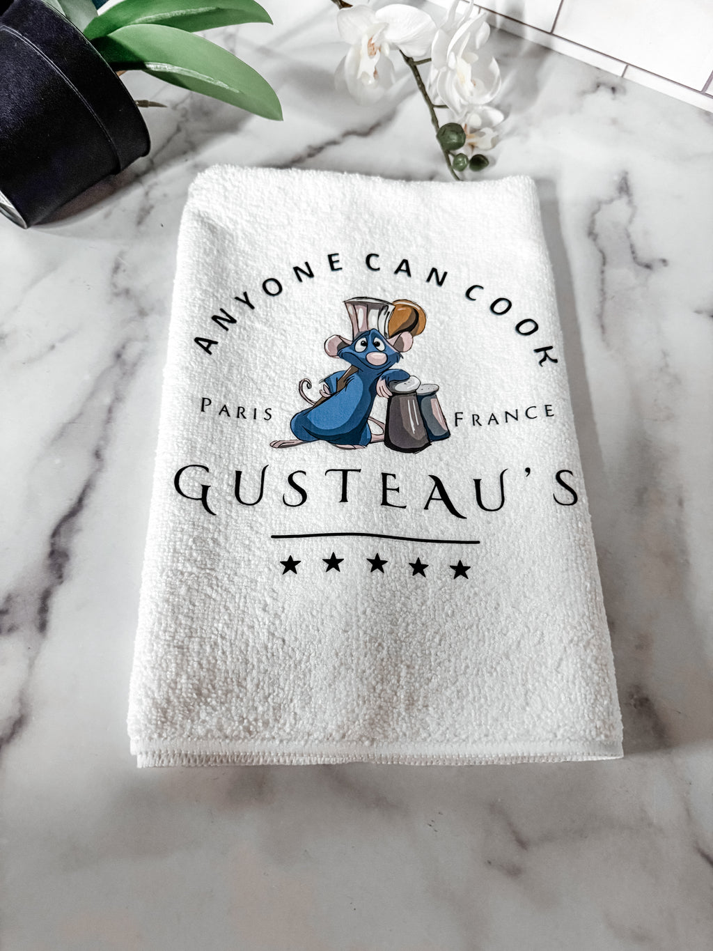 Anyone Can Cook — Gusteau’s Kitchen Towel