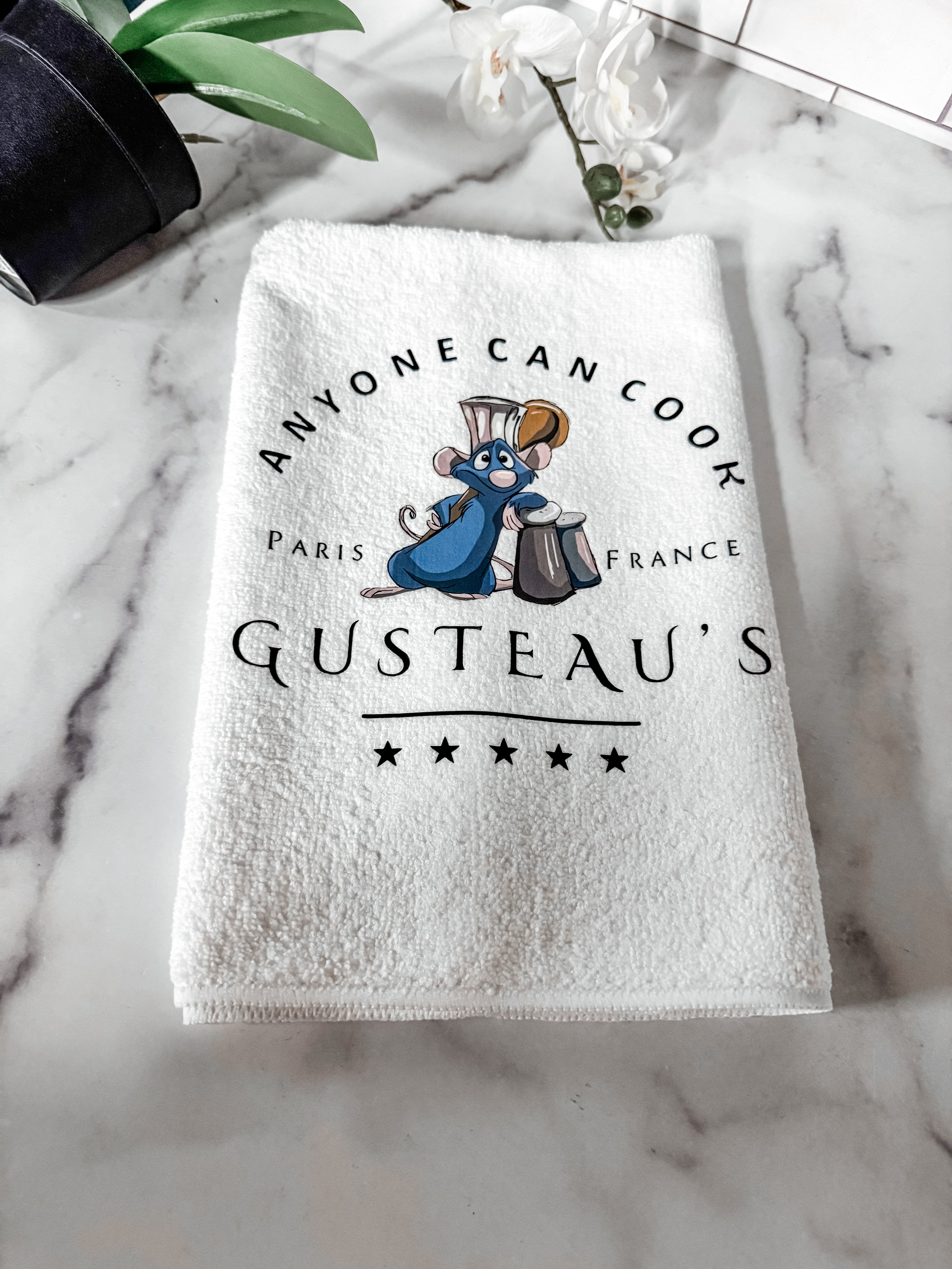 Anyone Can Cook — Gusteau’s Kitchen Towel