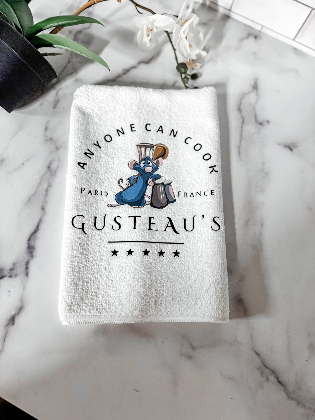 Anyone Can Cook — Gusteau’s Kitchen Towel
