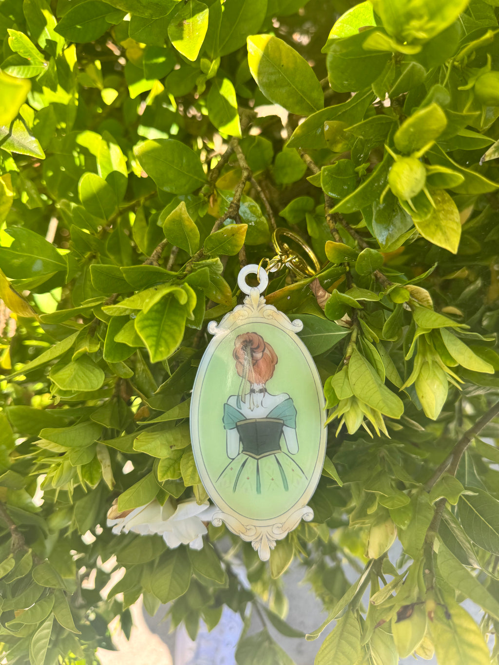 Custom Princess Frames Bag Tag