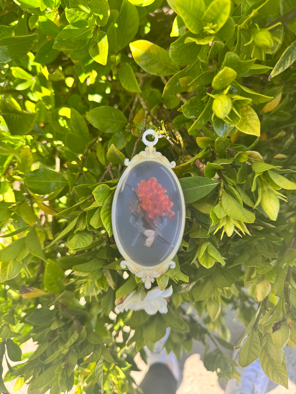 Custom Princess Frames Bag Tag