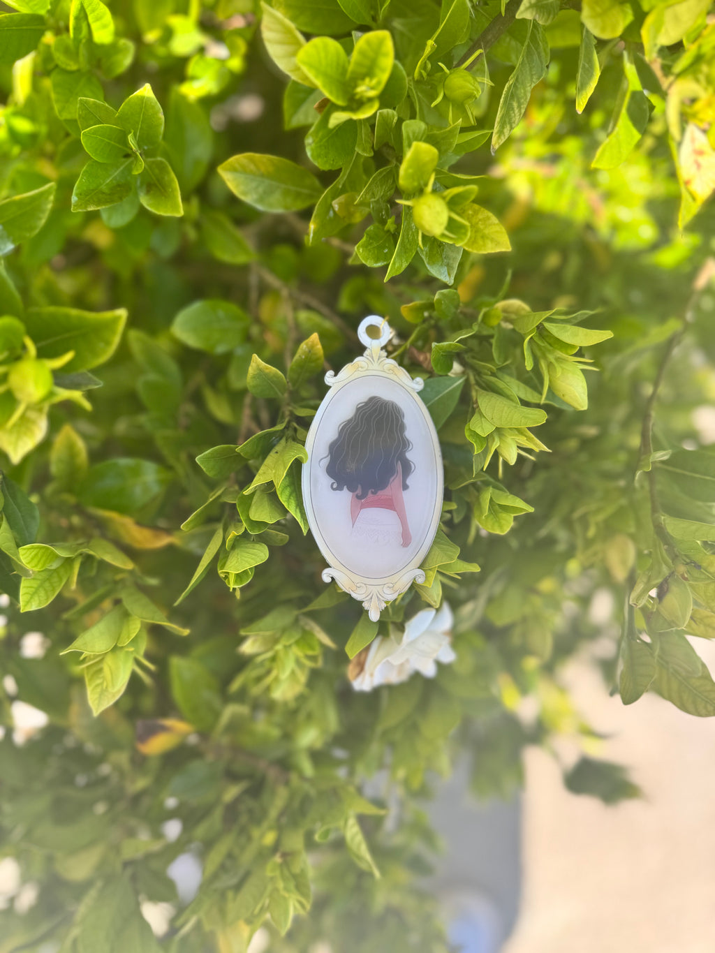 Custom Princess Frames Bag Tag