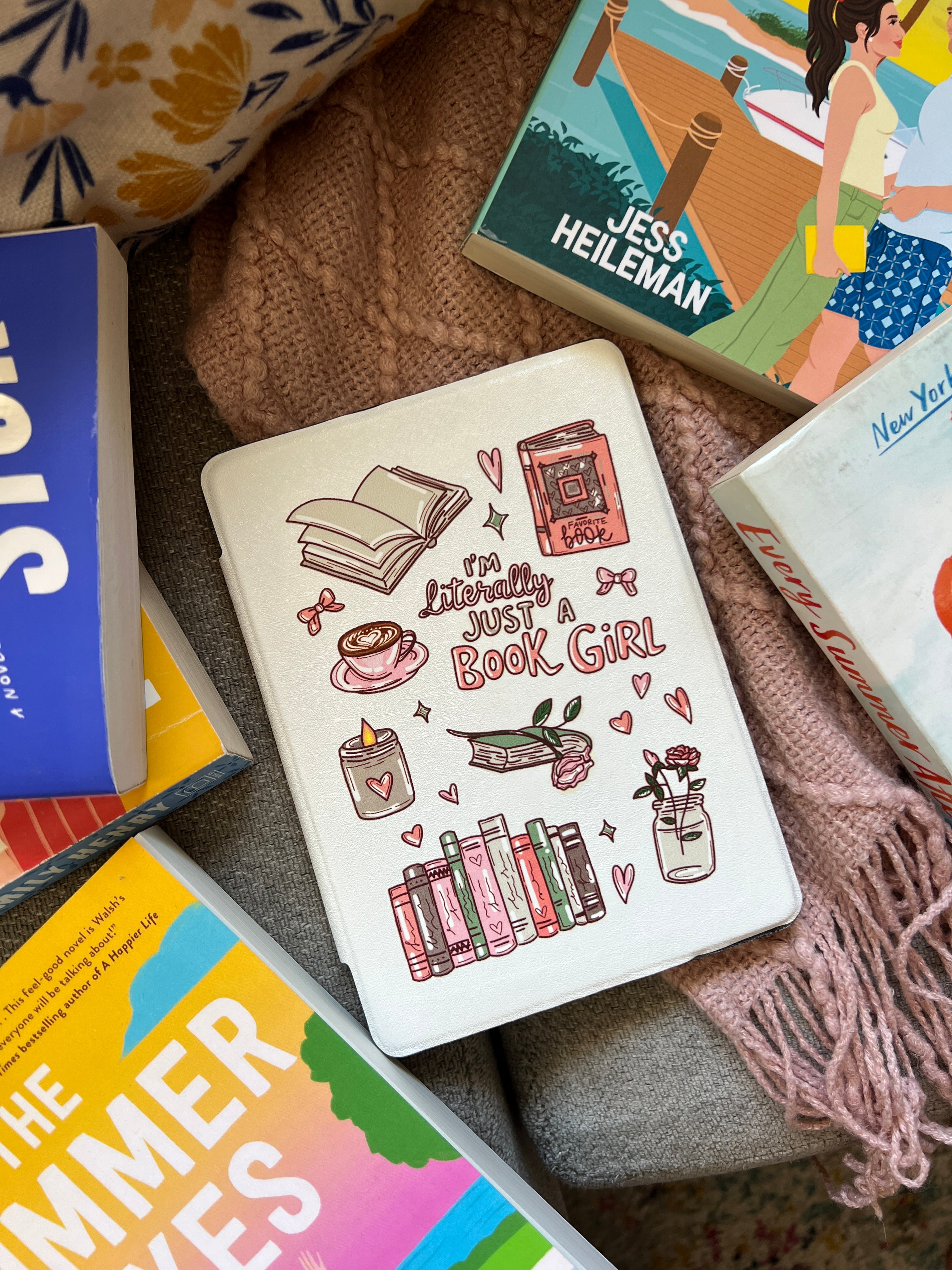 Literally Just a Book Girl Kindle Cover