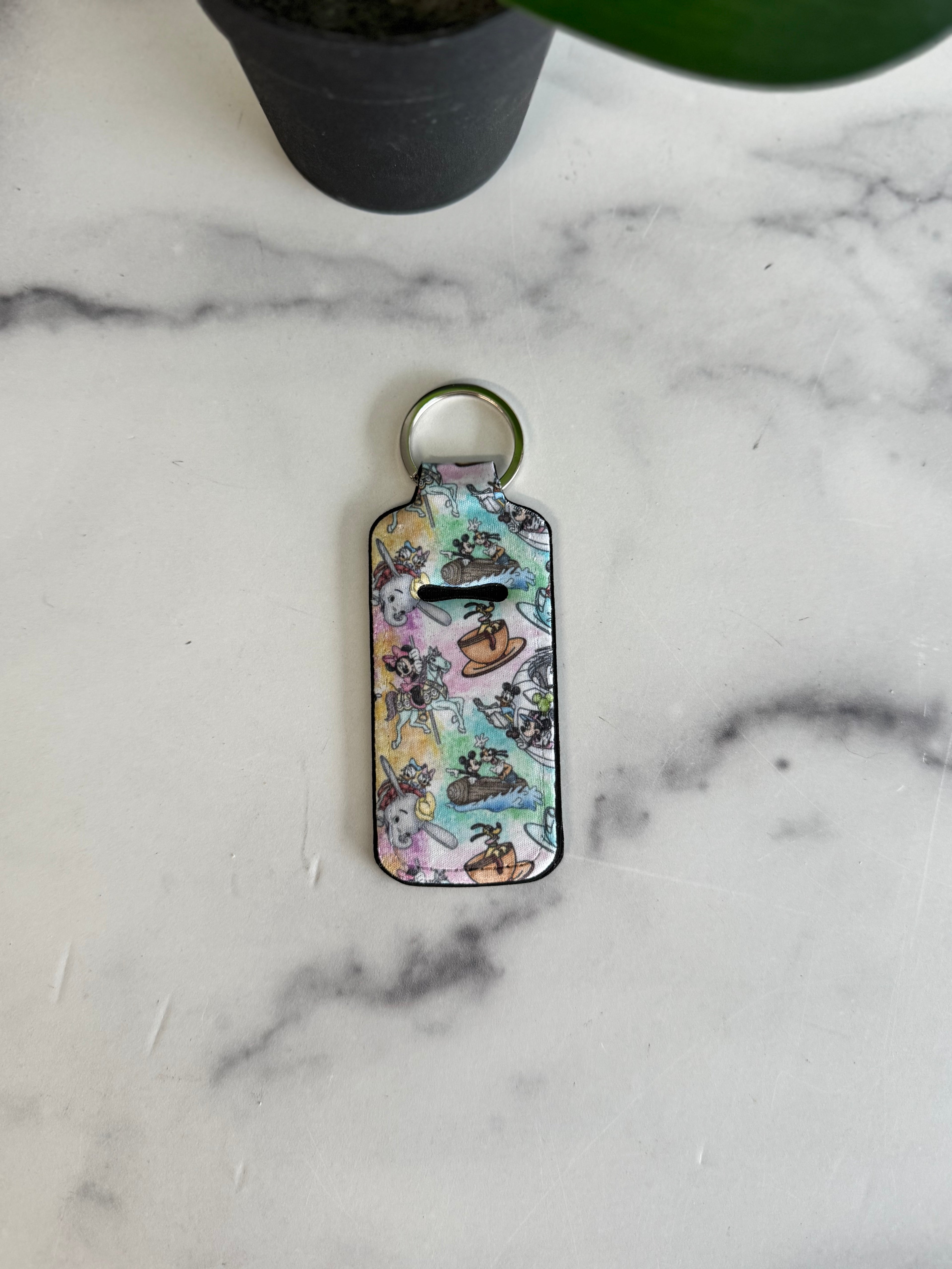 Chapstick Holder Keychain