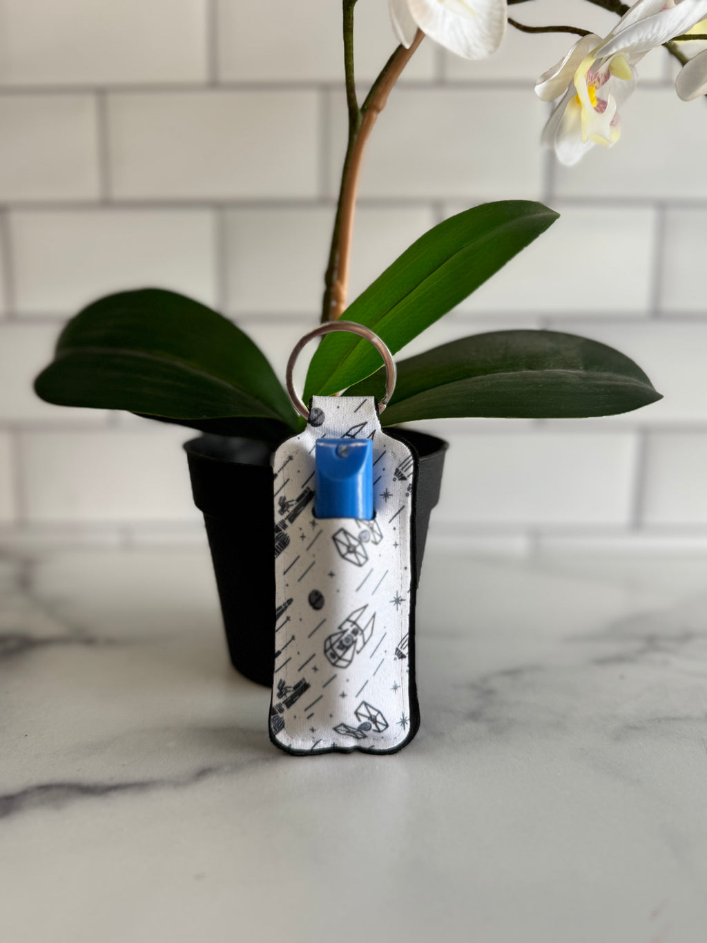 Chapstick Holder Keychain