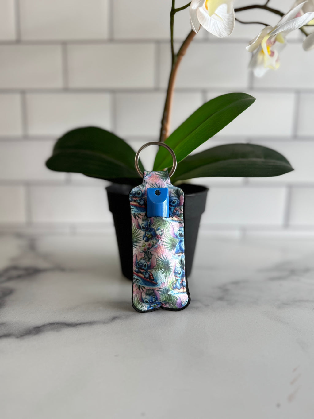 Chapstick Holder Keychain