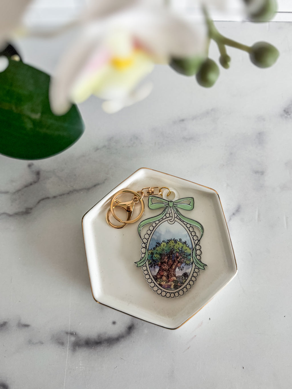 Custom Magical Places Coquette Bag Tags