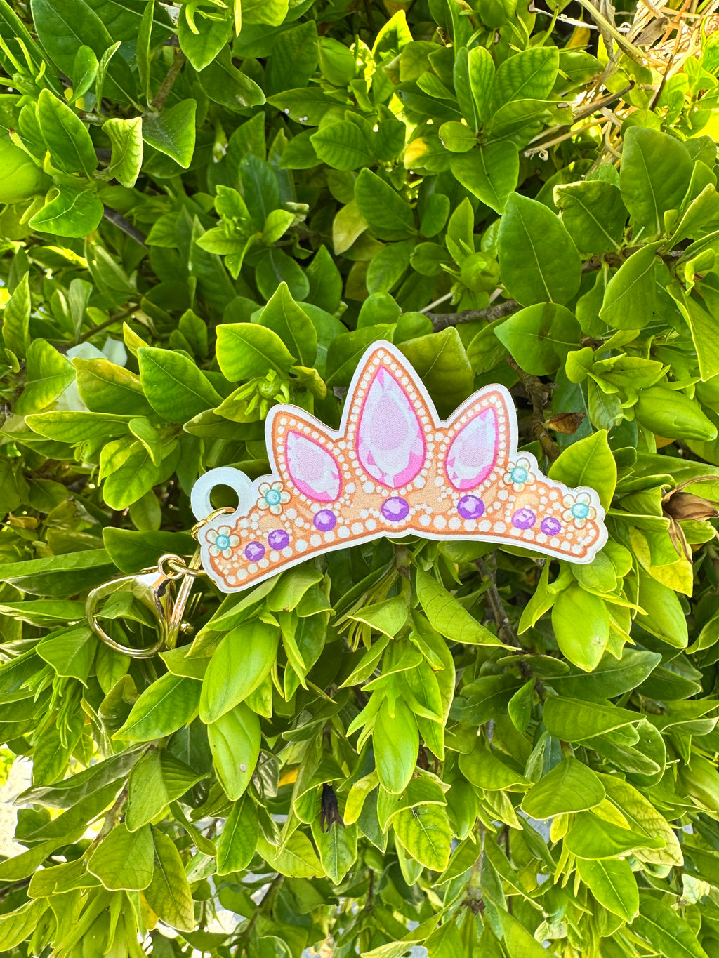 Princess Crowns Bag Tag