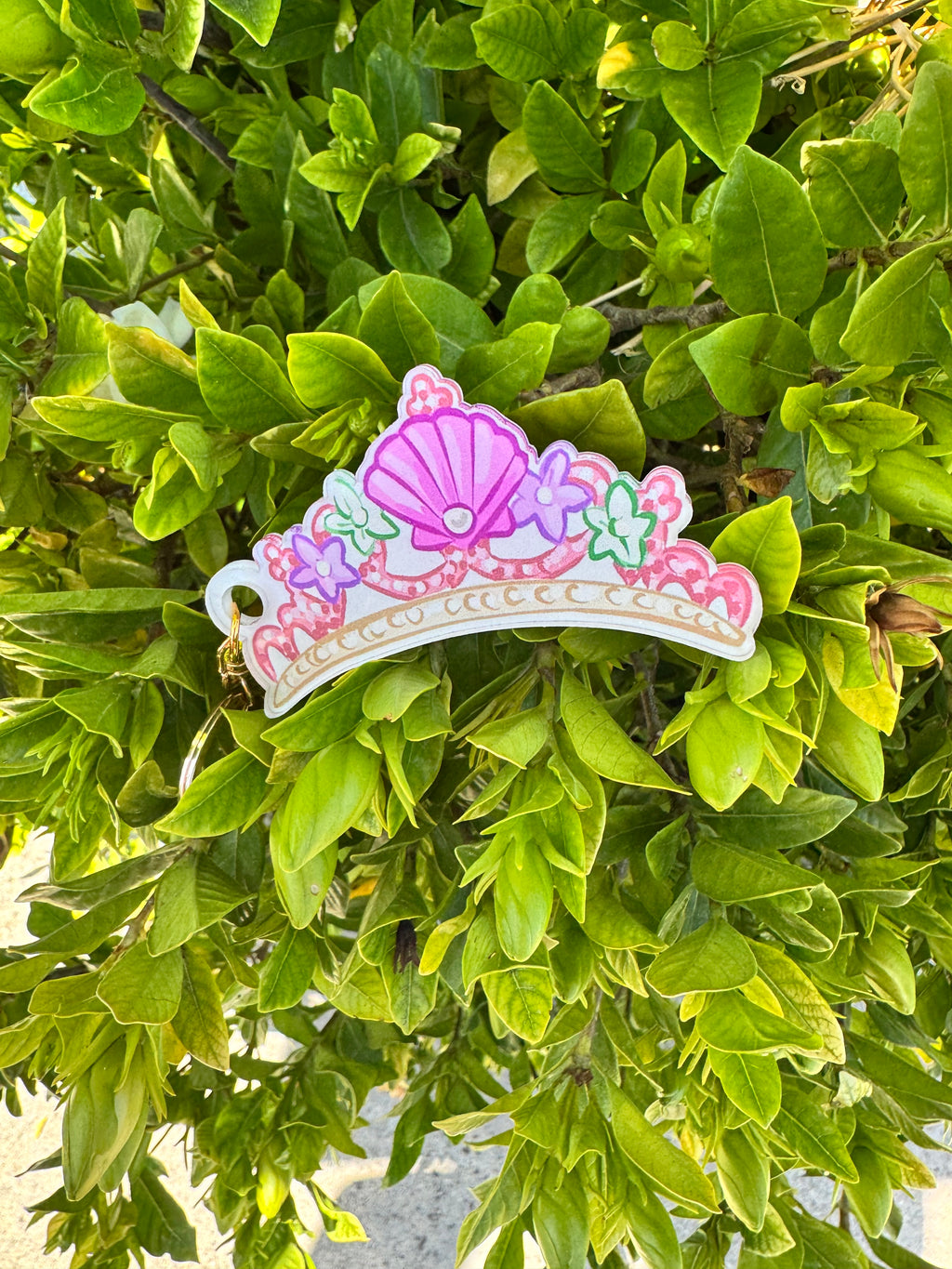 Princess Crowns Bag Tag