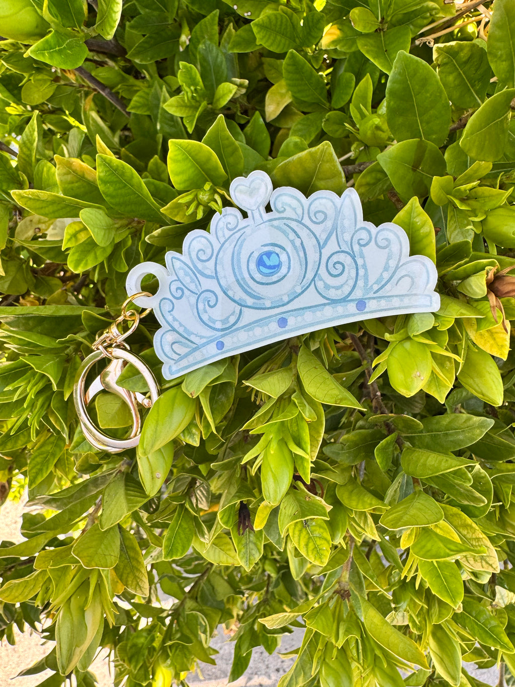 Princess Crowns Bag Tag