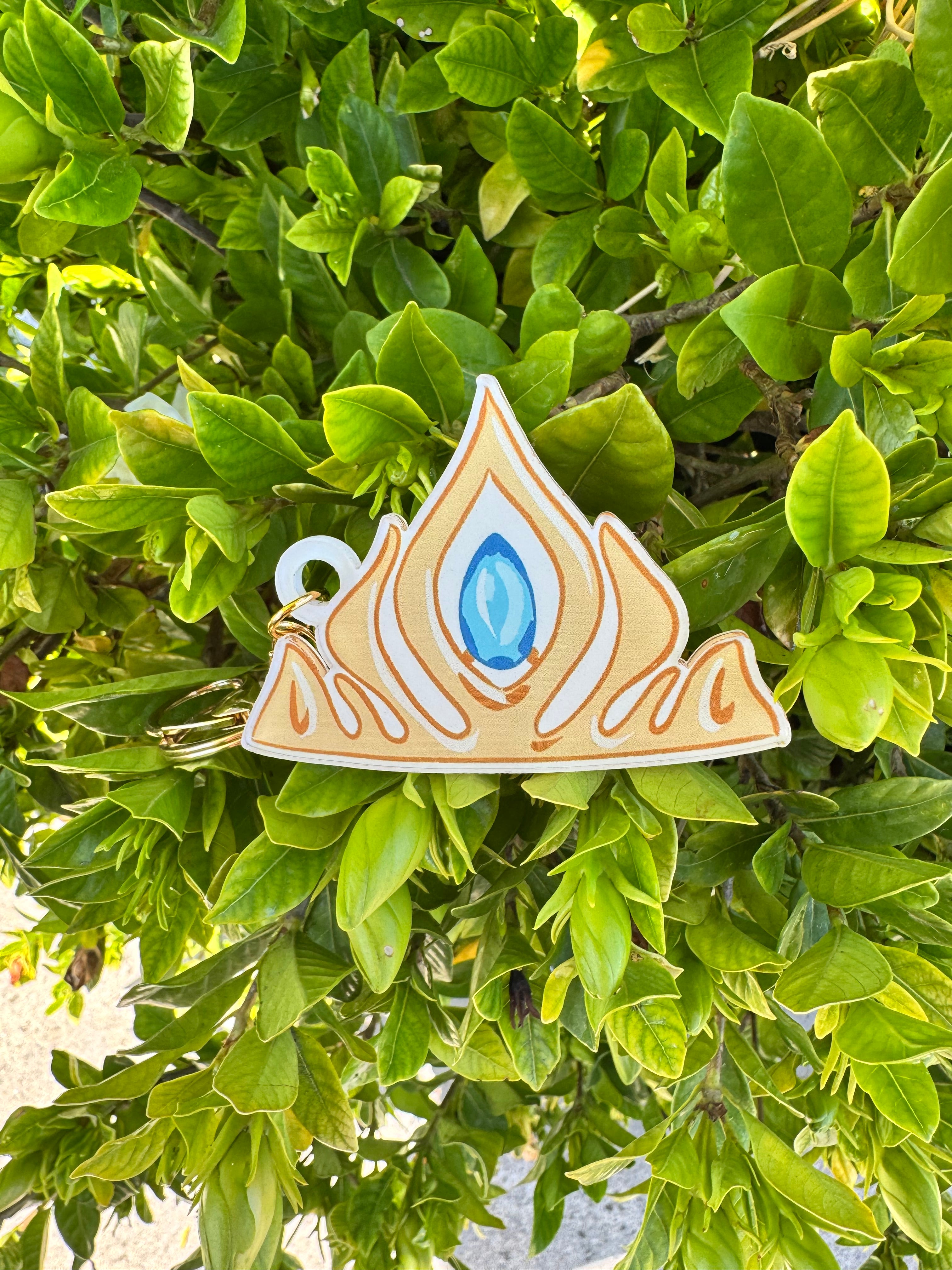 Princess Crowns Bag Tag