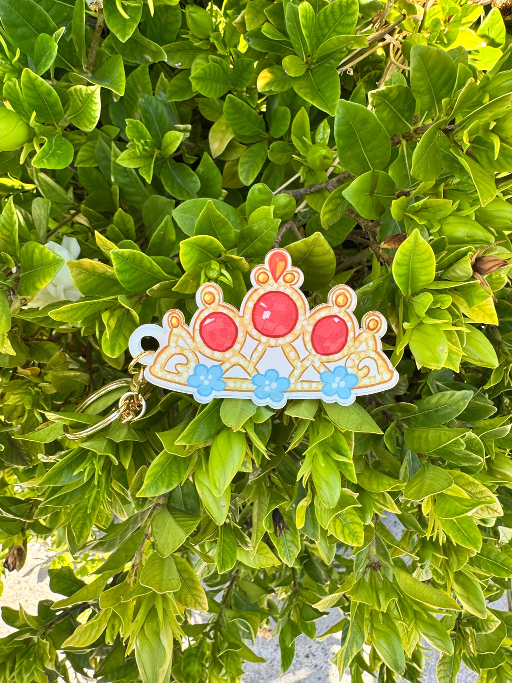 Princess Crowns Bag Tag