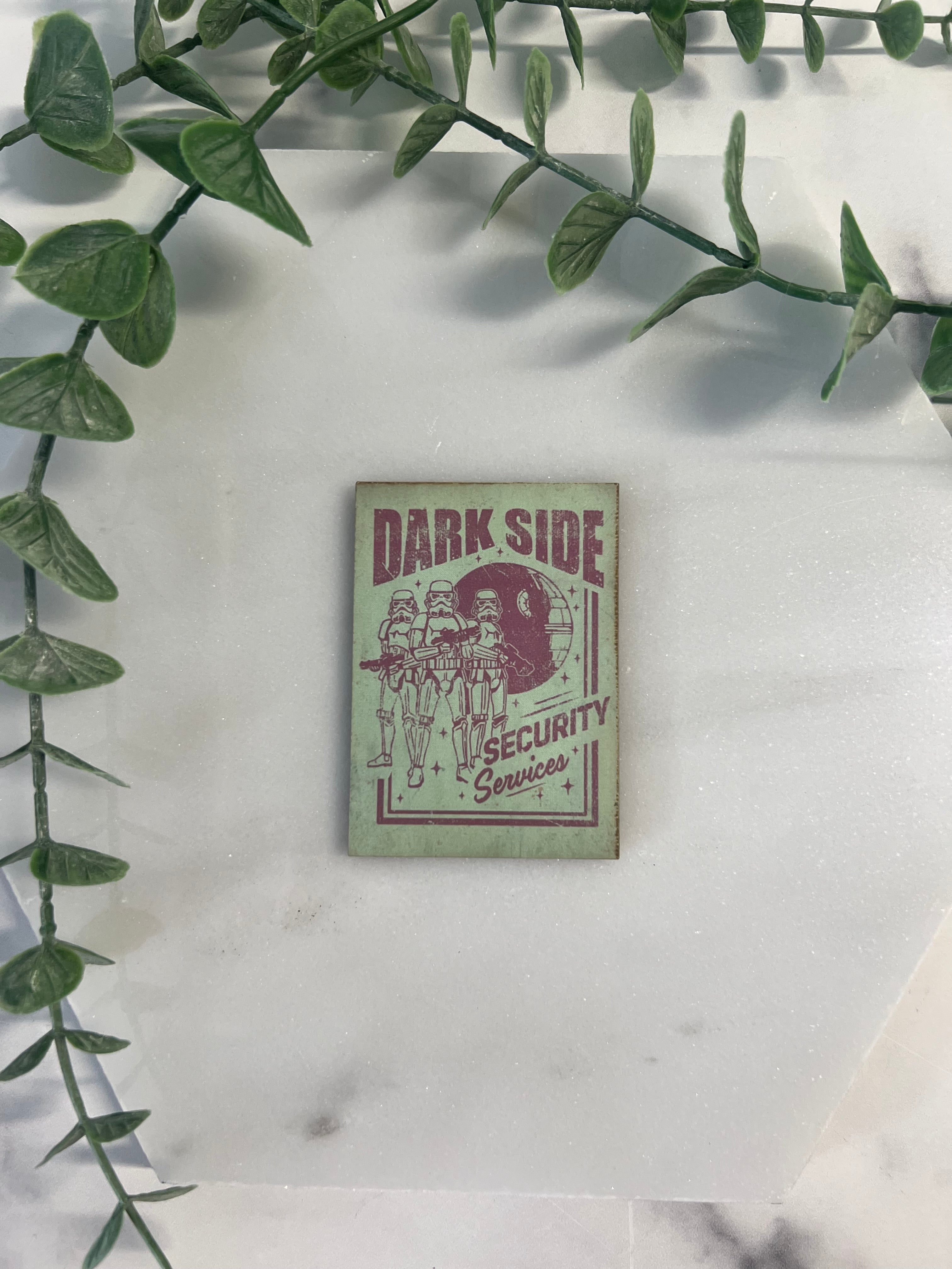 Galaxy Vintage Wood Magnets