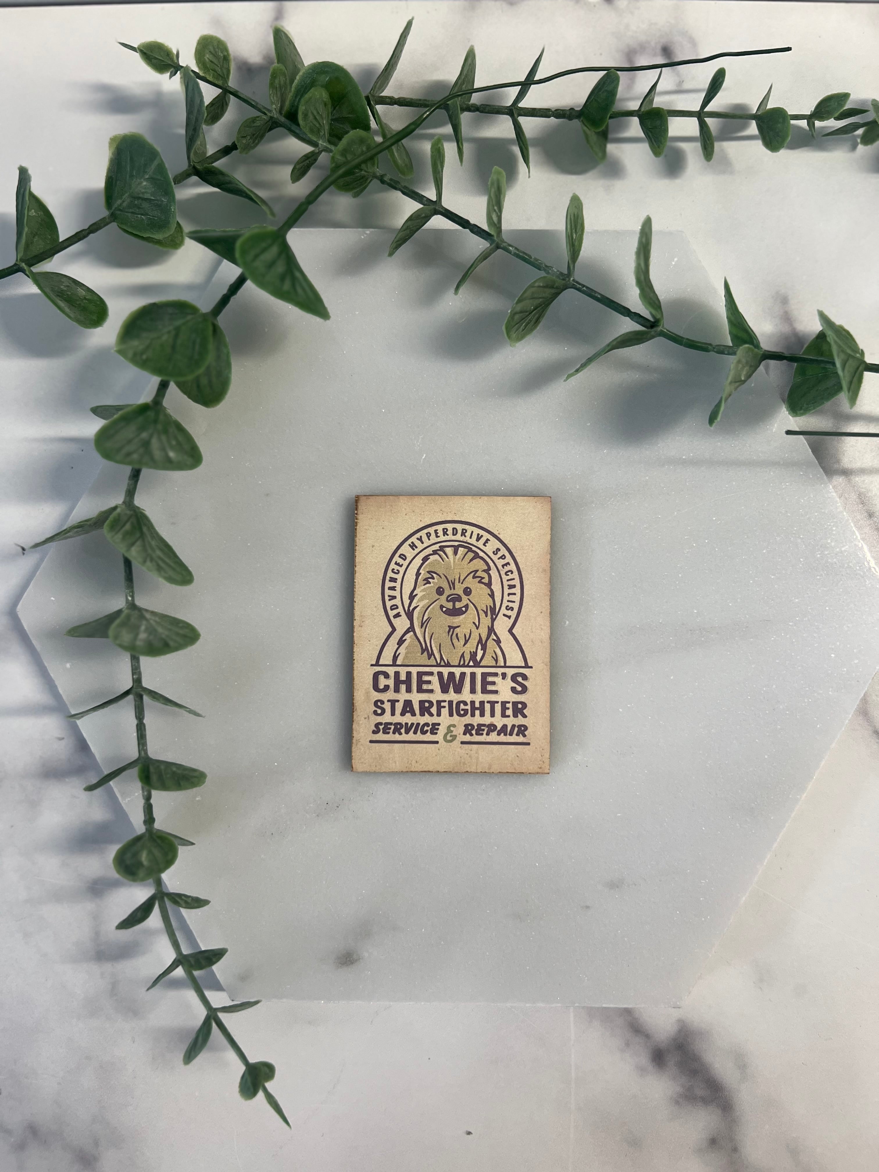 Galaxy Vintage Wood Magnets