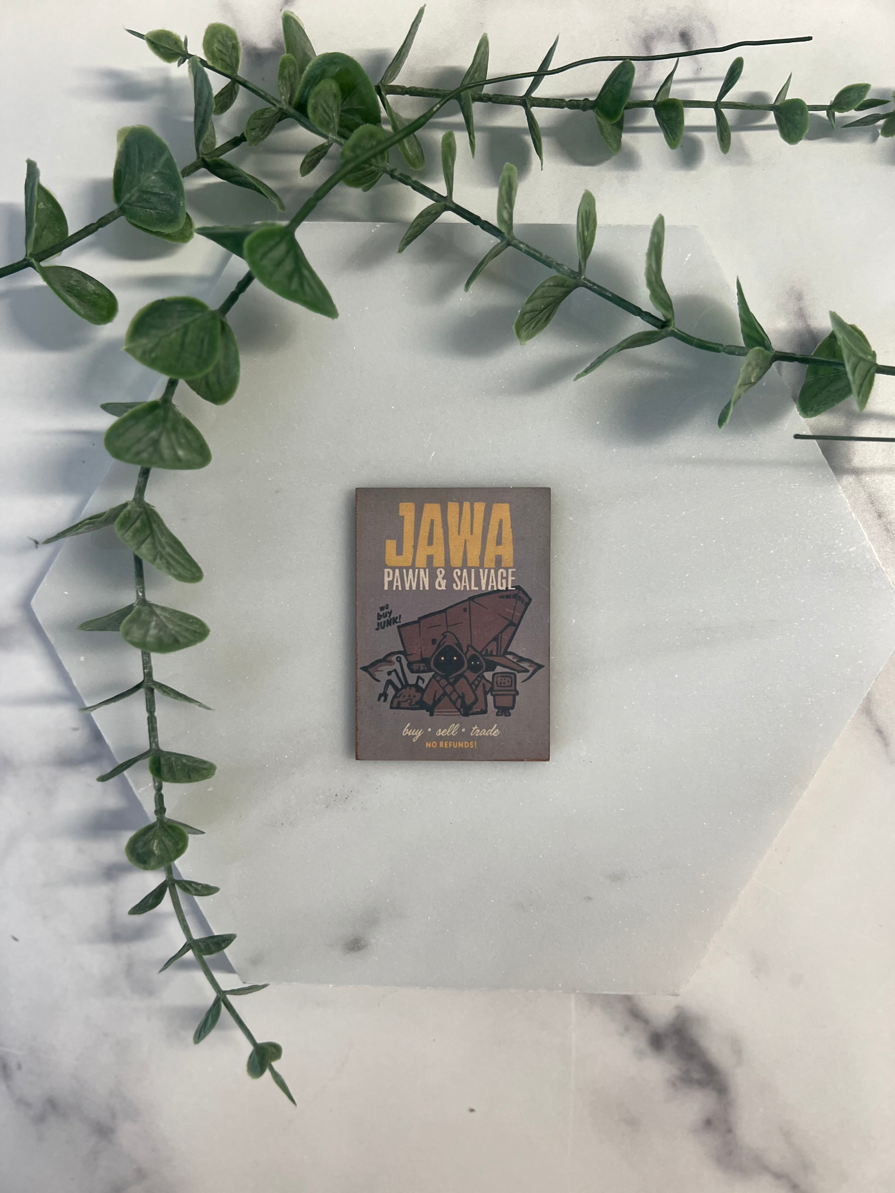 Galaxy Vintage Wood Magnets