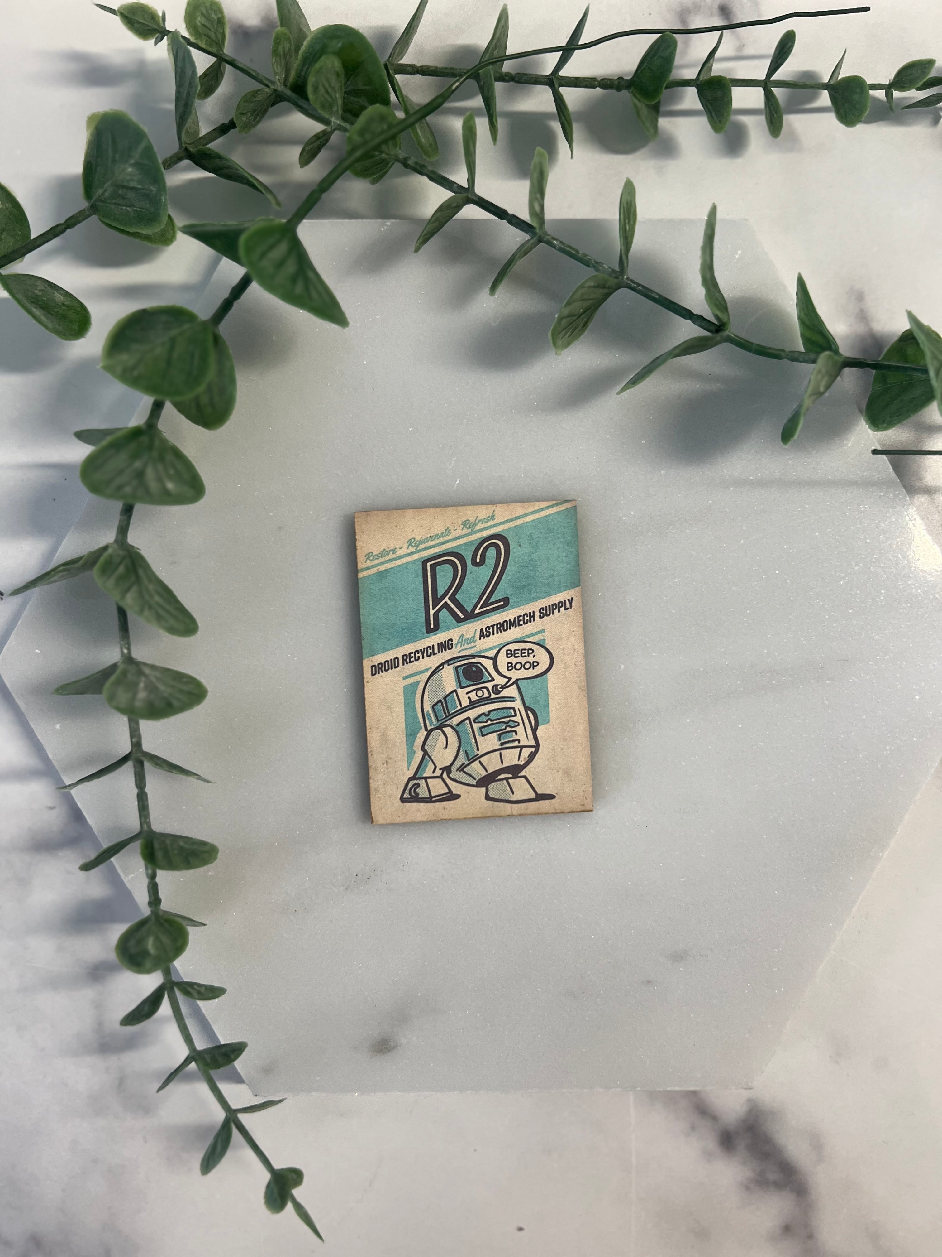 Galaxy Vintage Wood Magnets