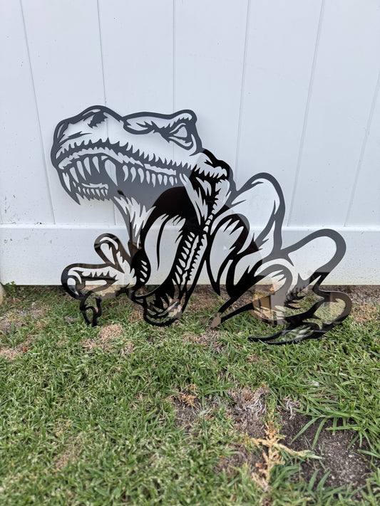 Layered Dinosaur Wall Art