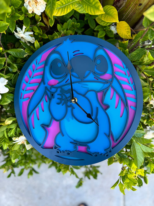 Stitch Wall Clock