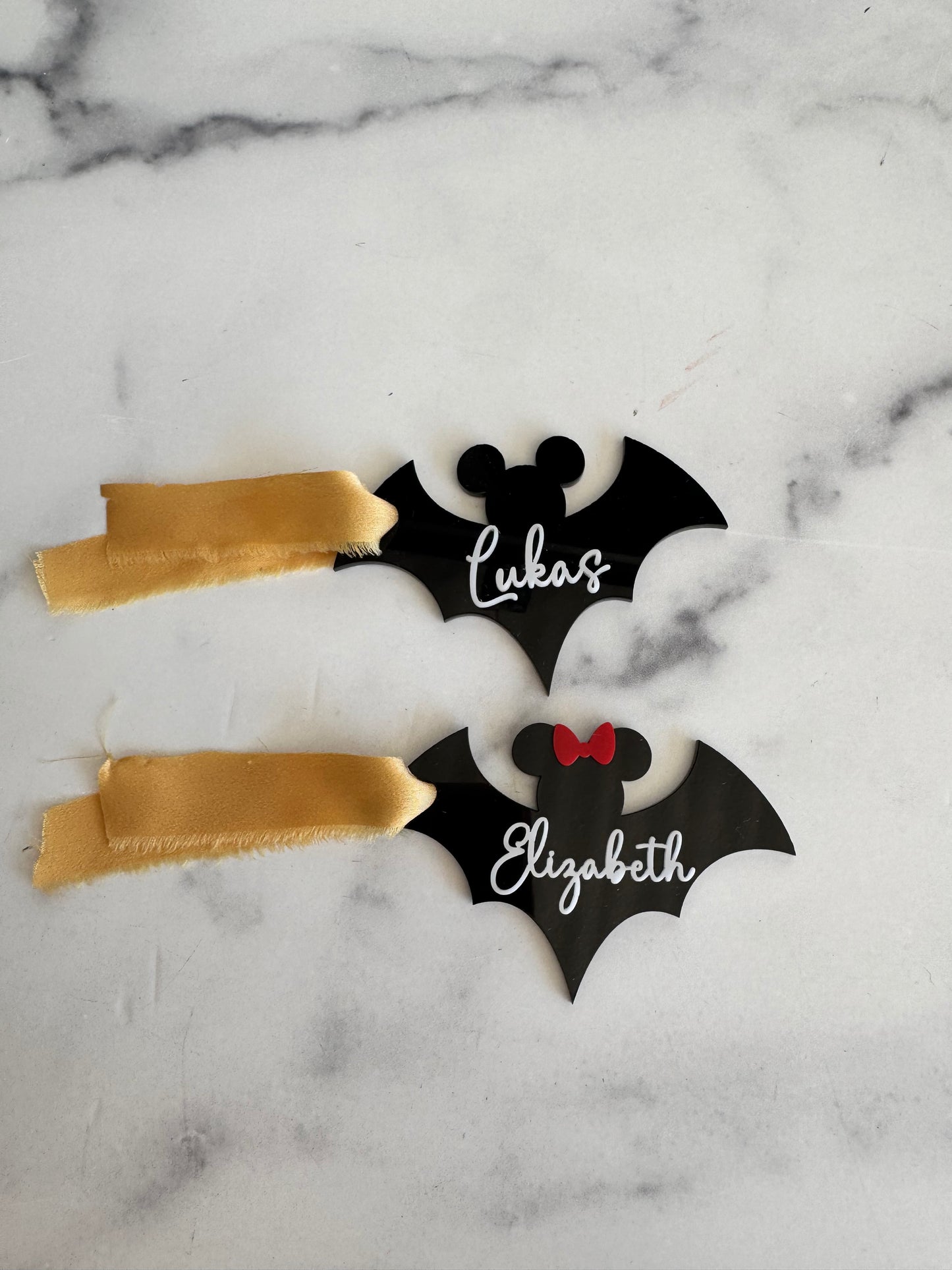 Personalized Mouse Batty Tag