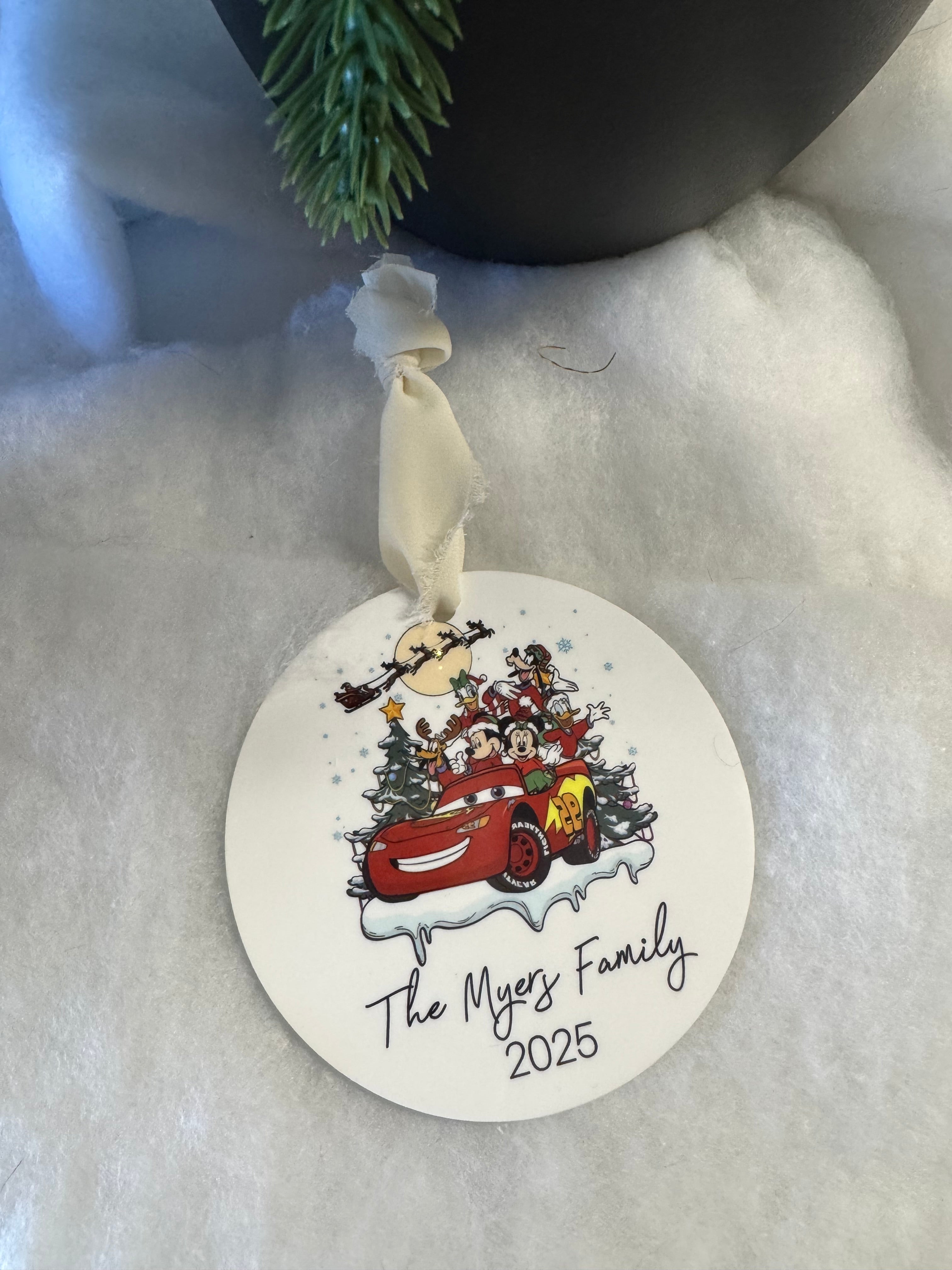 🎄 Personalized Family Christmas Ornaments