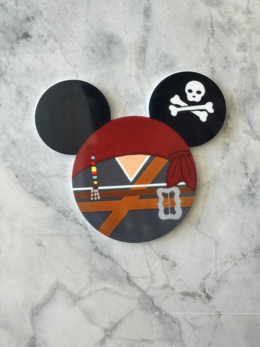 Pirate Captain Mouse Head