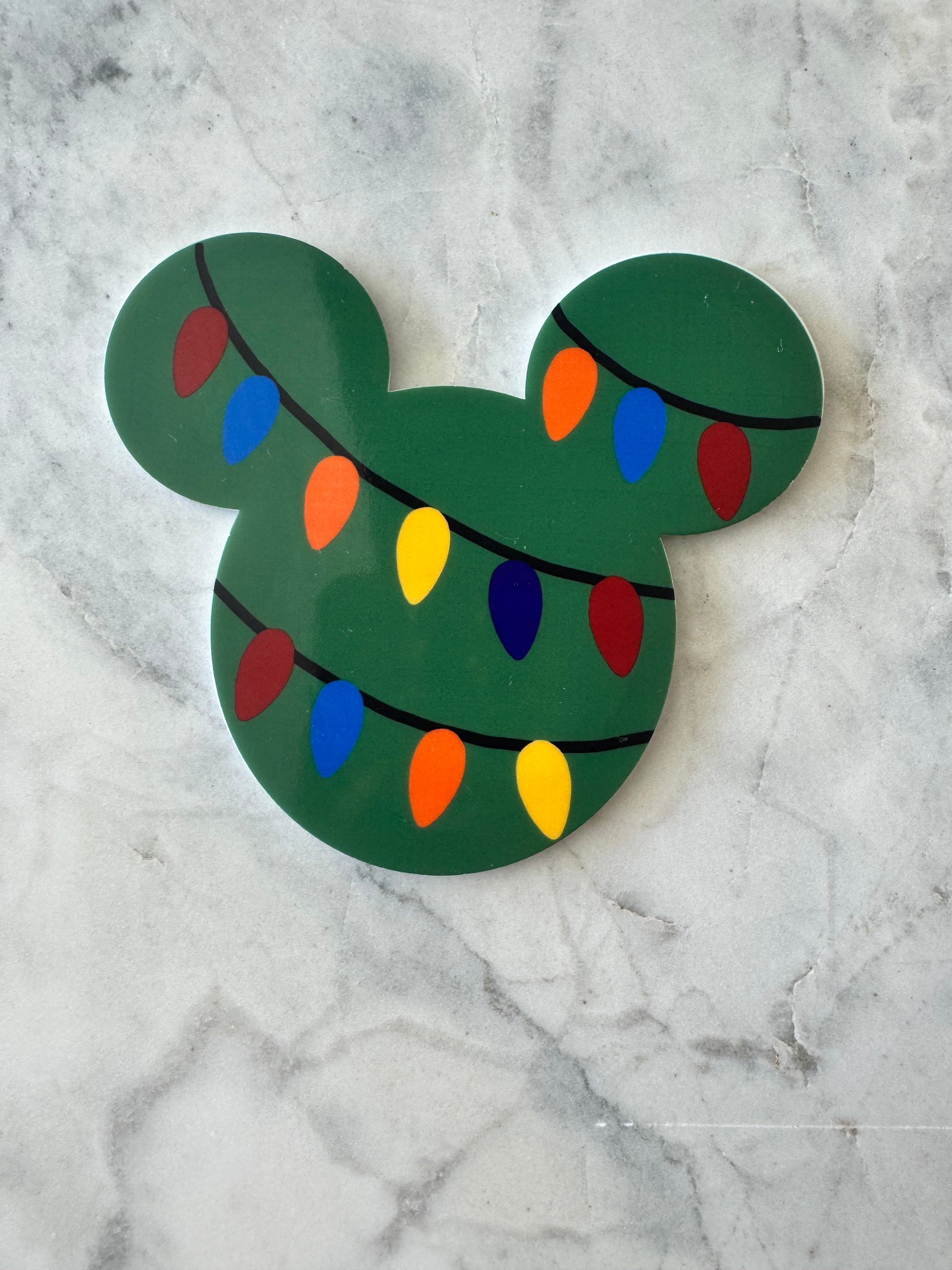 Christmas Lights Mouse Head