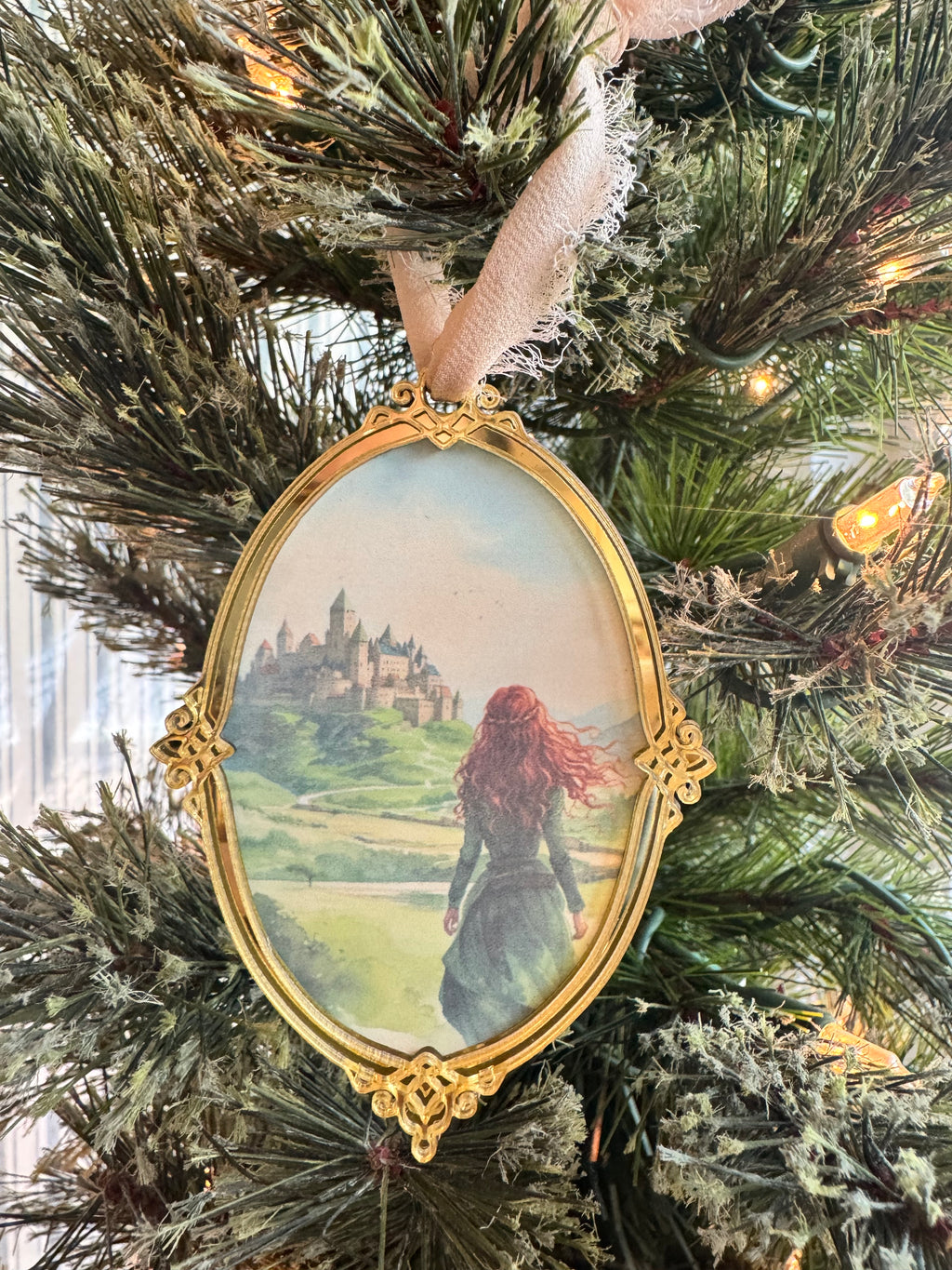 Magic Mirror Princess Ornaite Frame Ornaments
