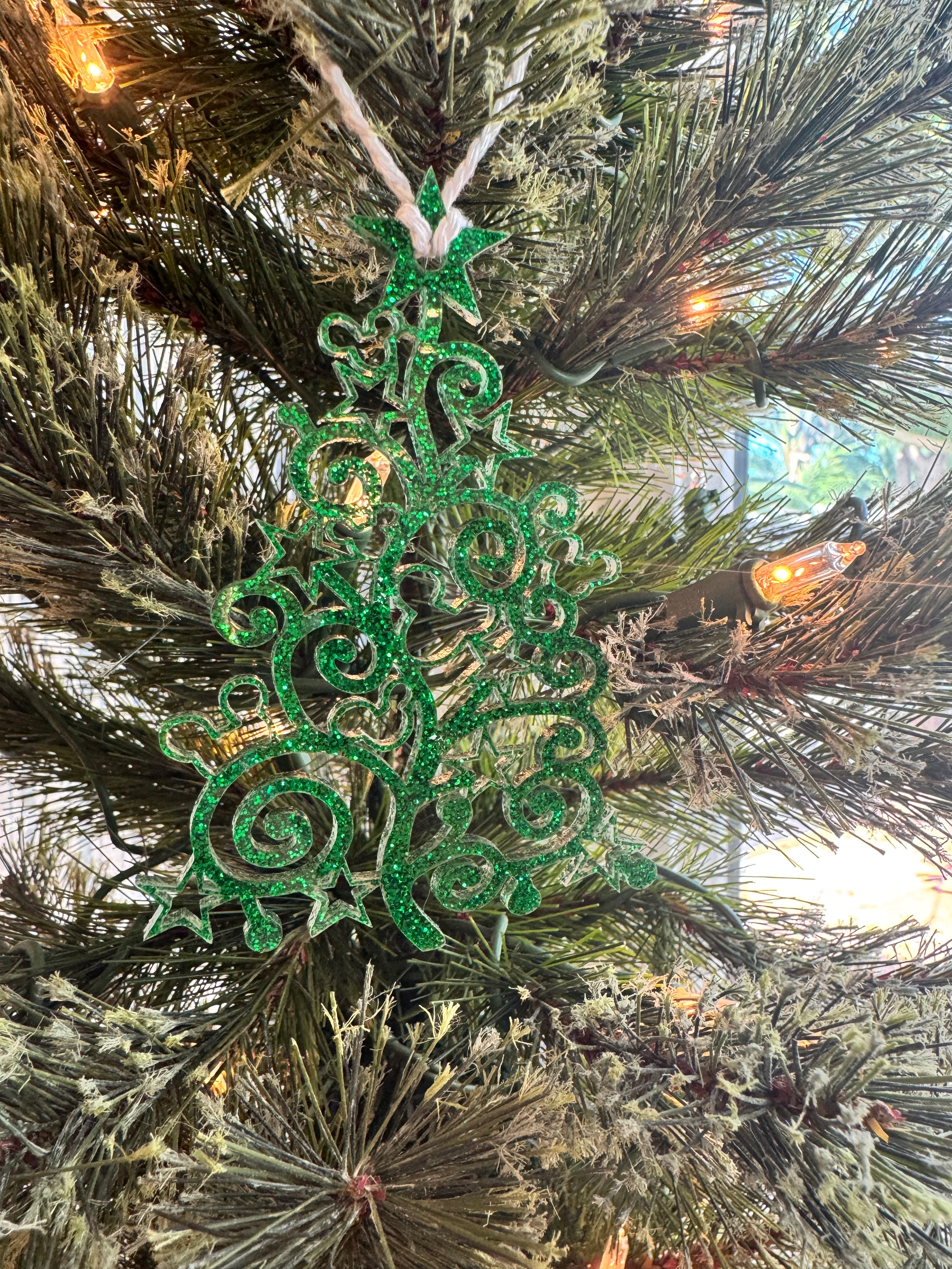 Hidden Mouse Head Tree Ornament