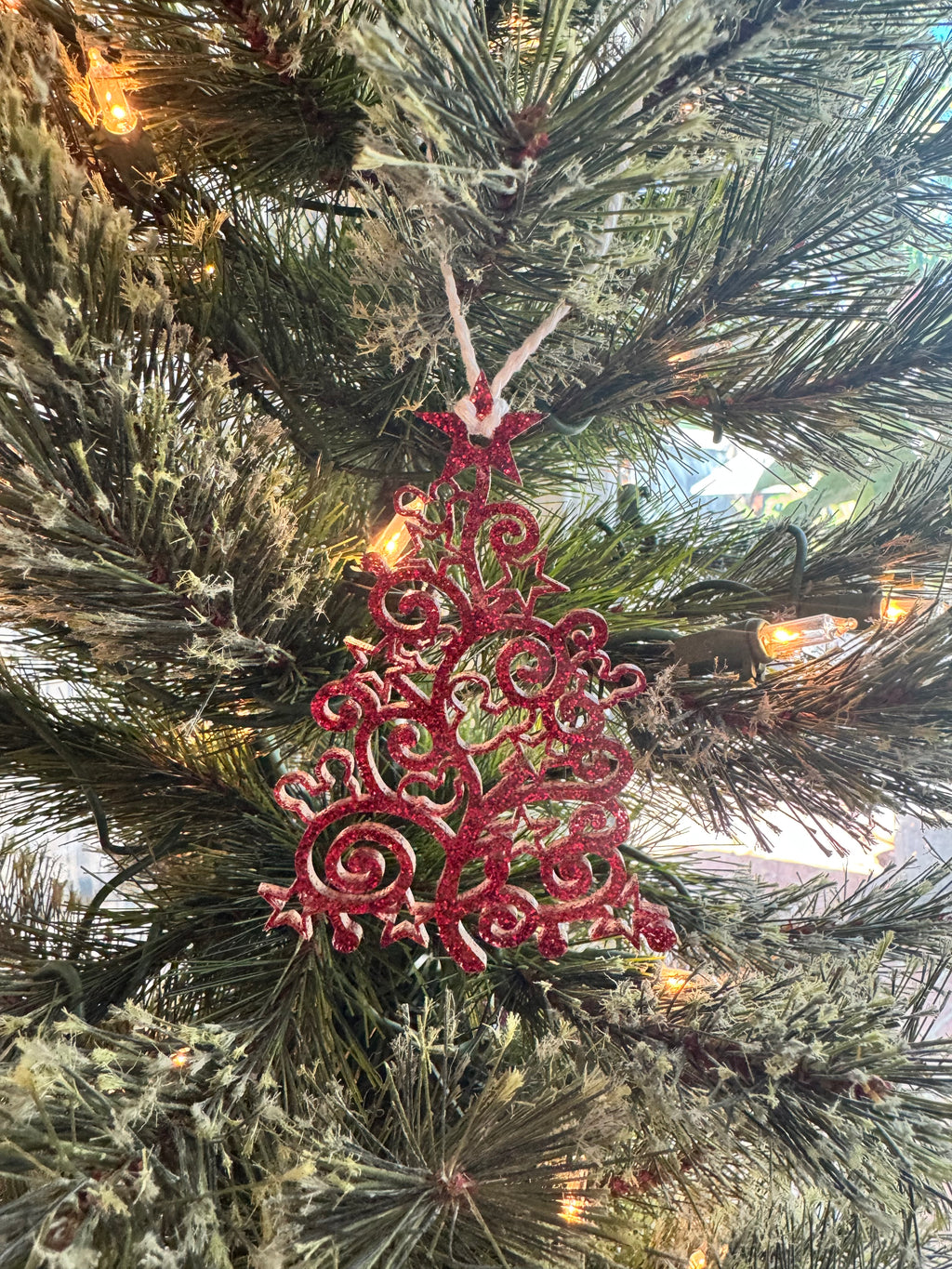 Hidden Mouse Head Tree Ornament