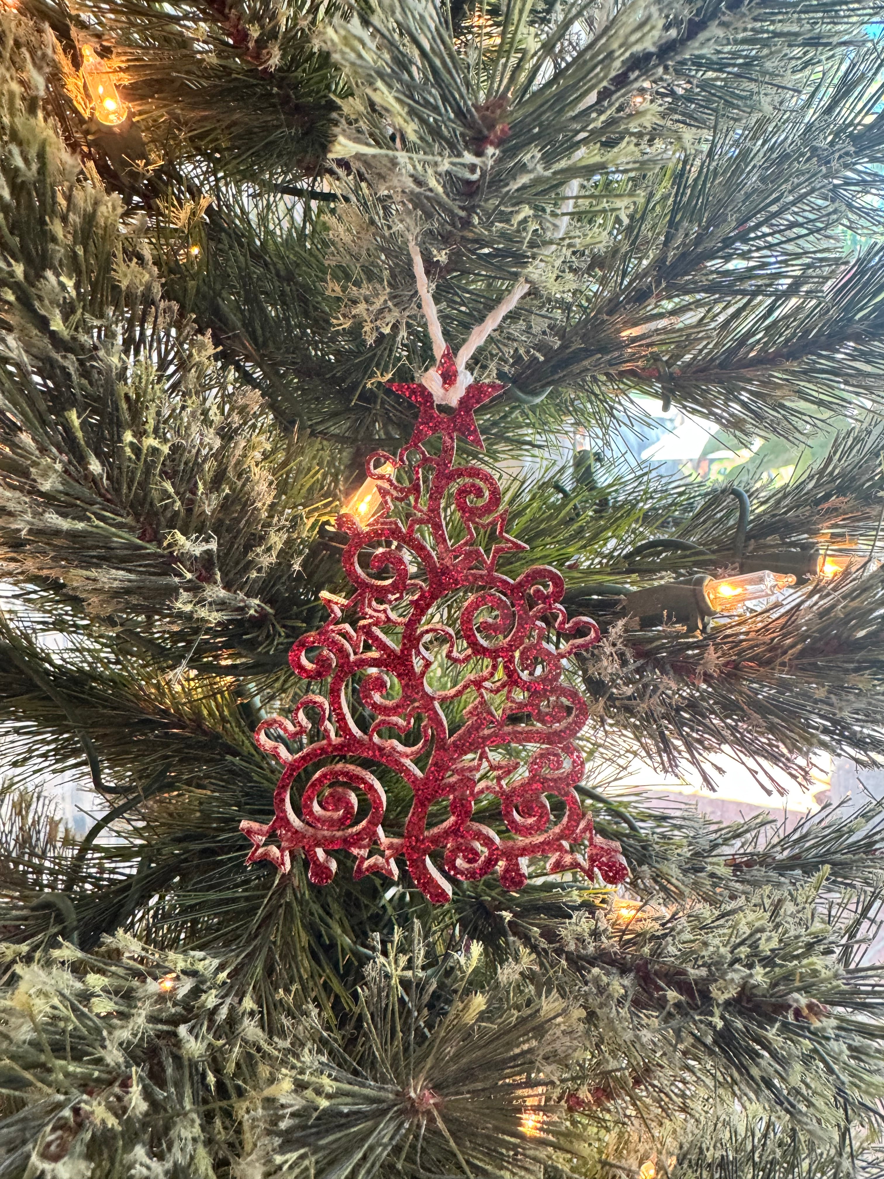 Hidden Mouse Head Tree Ornament