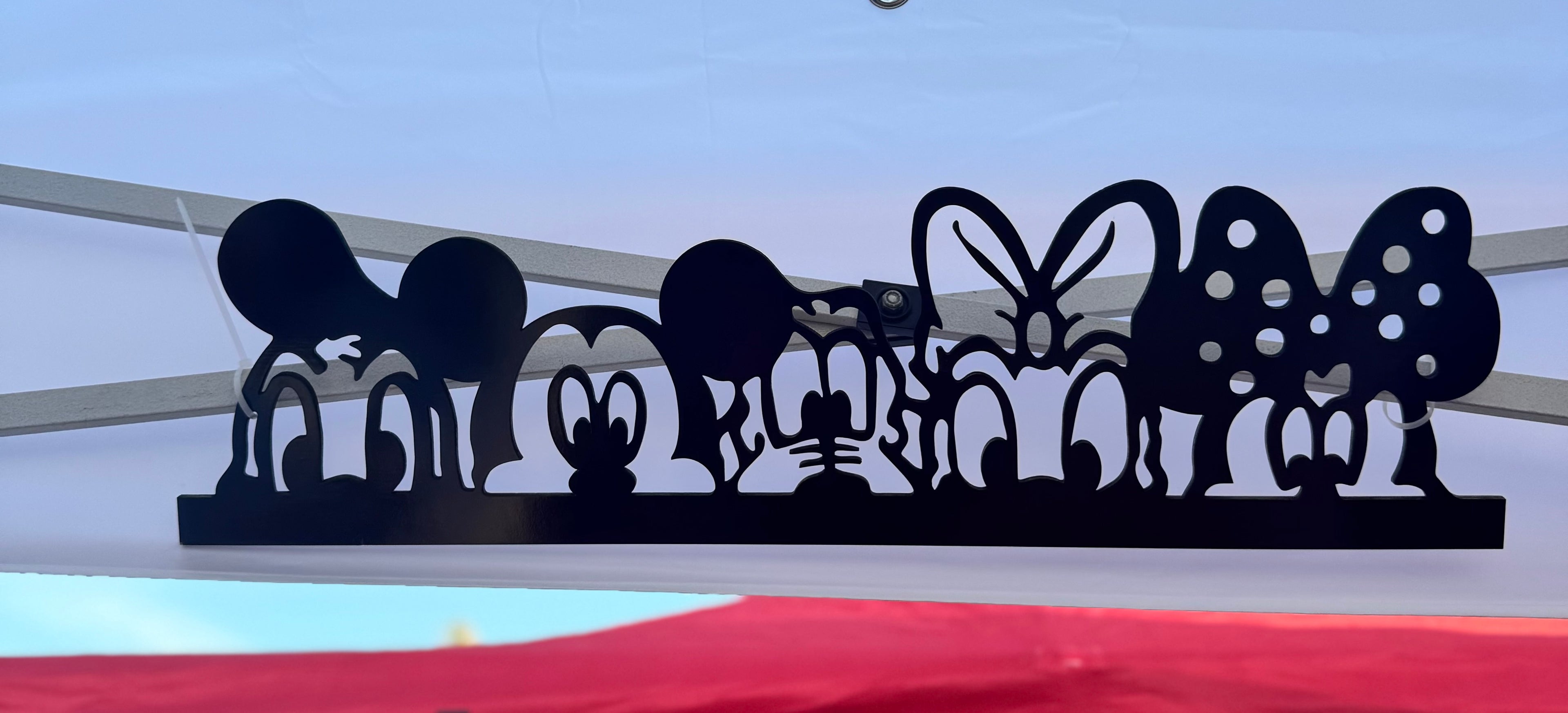 Mouse and Friends Above Door Hanger