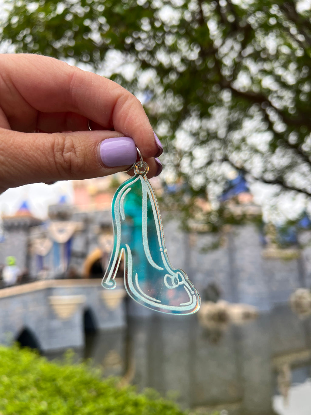 Glass Slipper Keychain